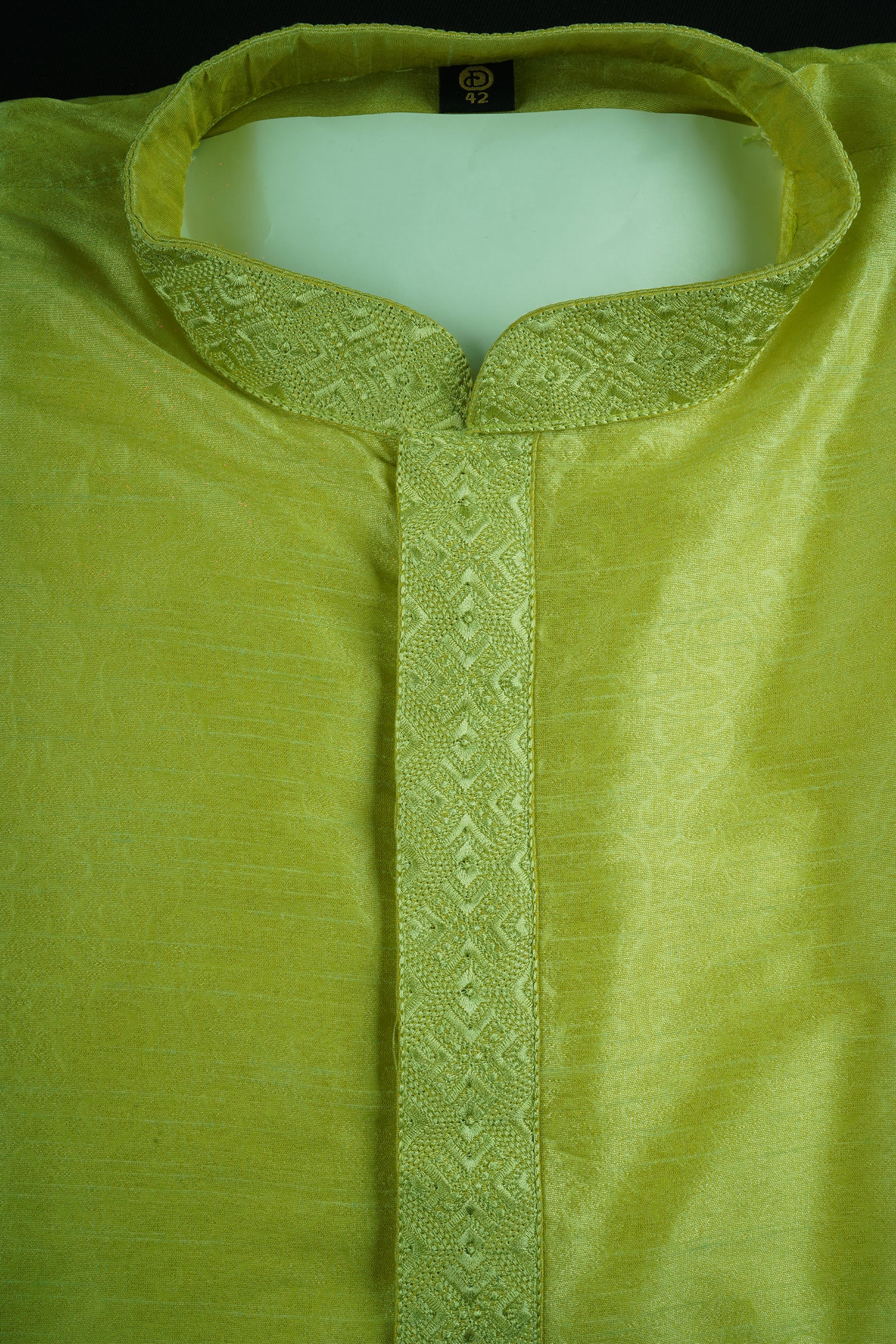 Tusser Silk Textured Kurta Pajama Set