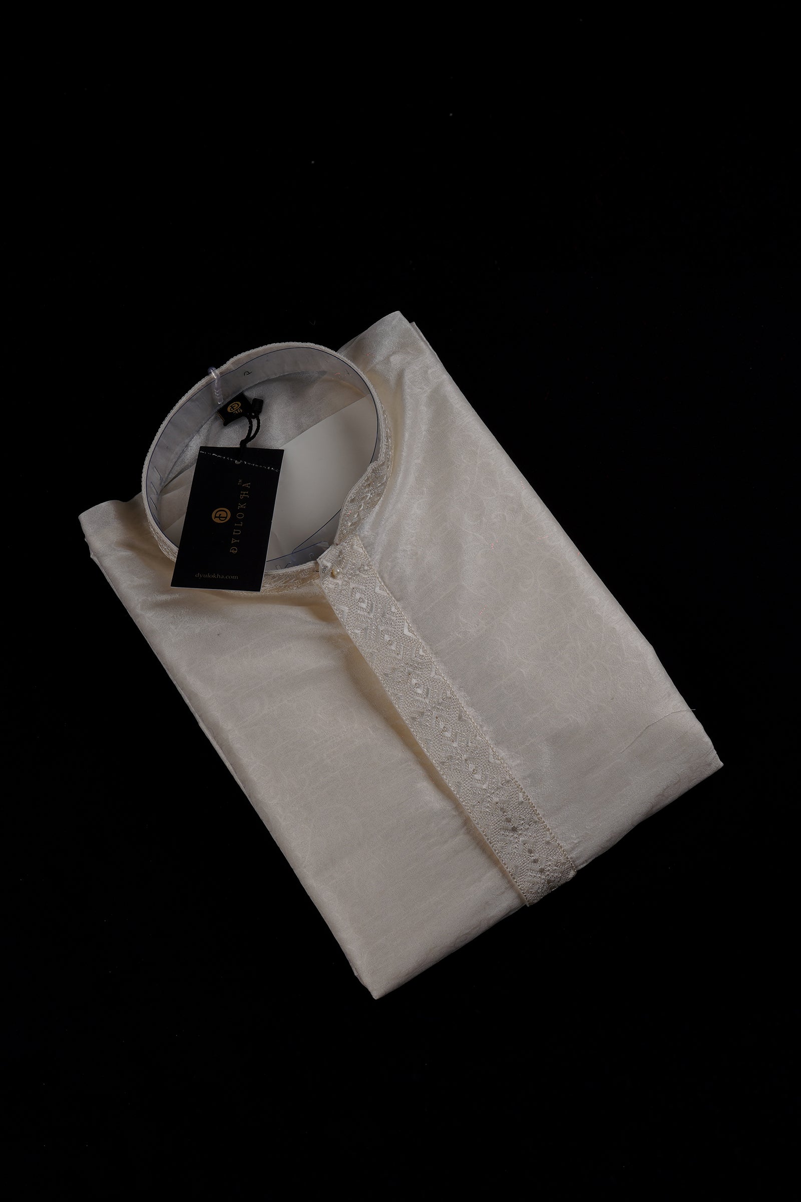 Tusser Silk Textured Kurta Pajama Set