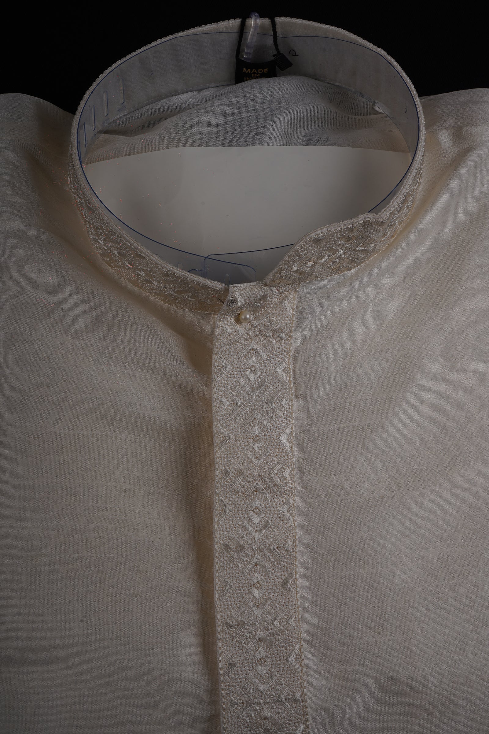 Tusser Silk Textured Kurta Pajama Set