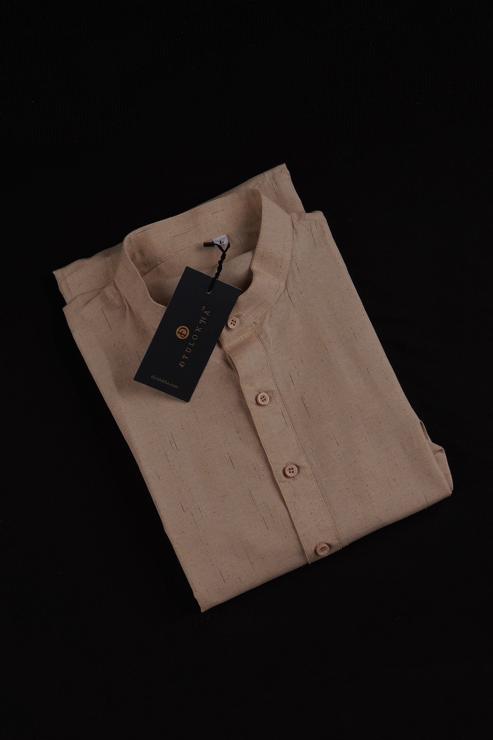 Khadi Textured Cotton Kurta Pajama Set