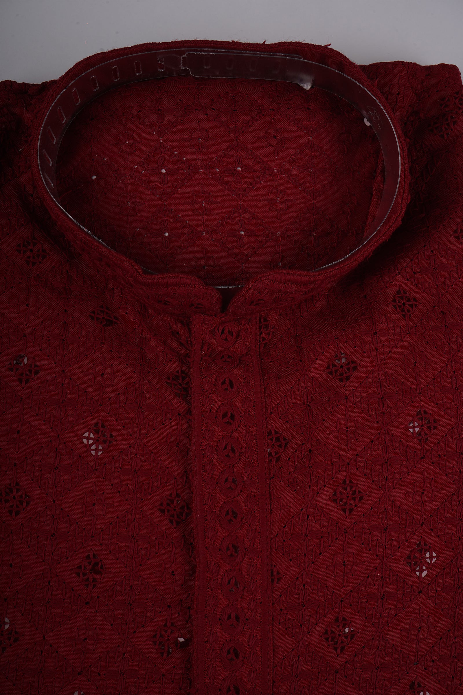 Cotton Blend Sequins Kurta Pajama Set