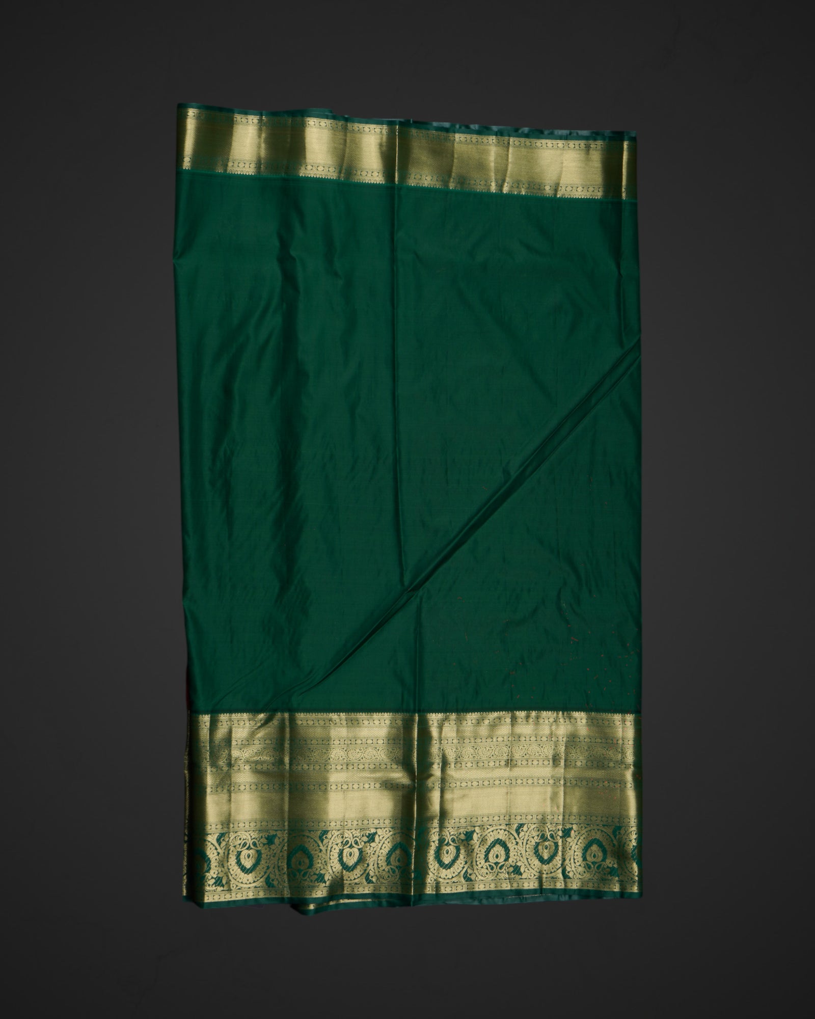 Bright Red Dharmavaram Silk Zari Saree