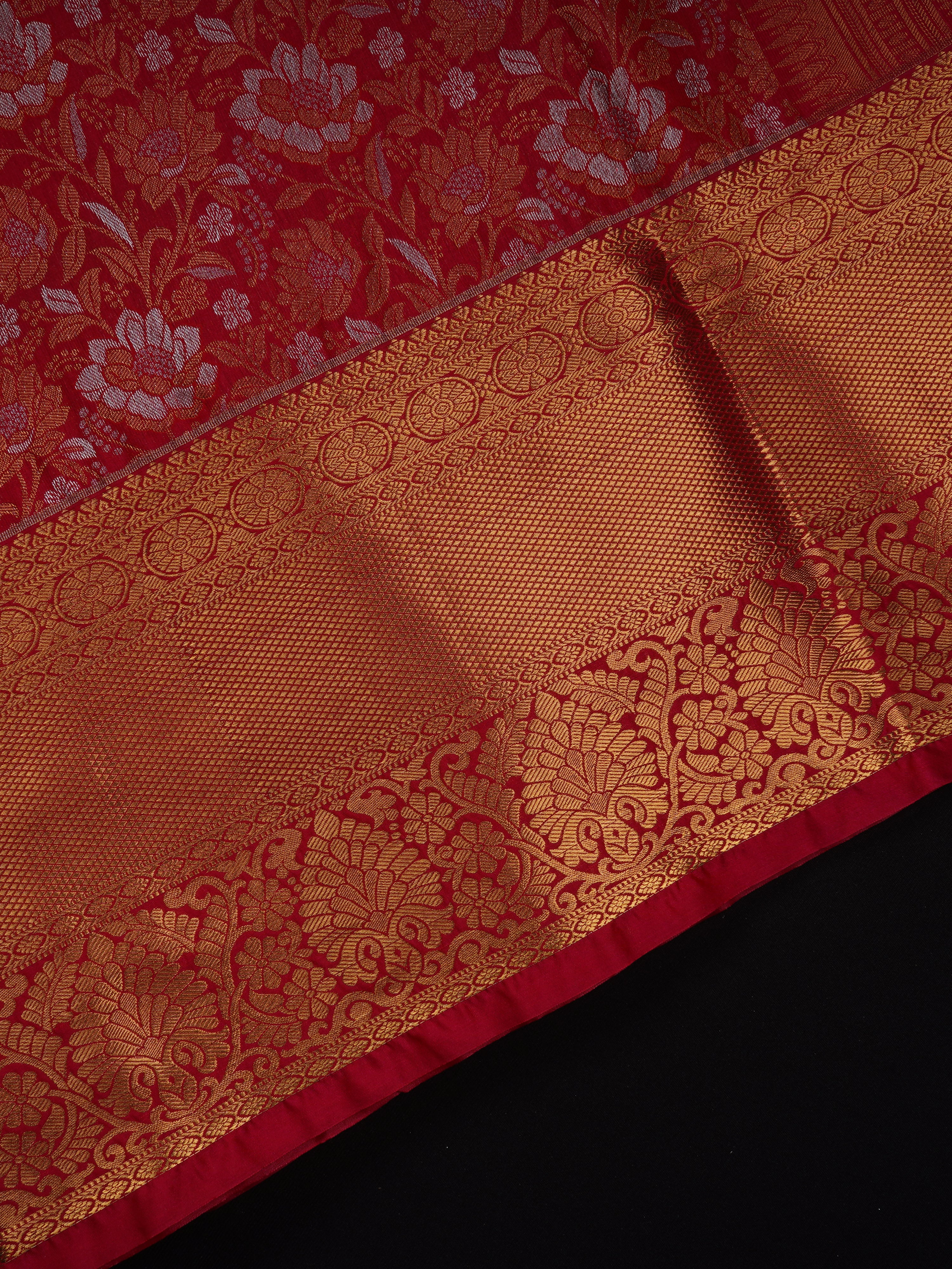 Red Dharmavaram Saree