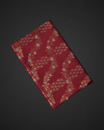 Maroon Silk Dharmavaram Zari Saree