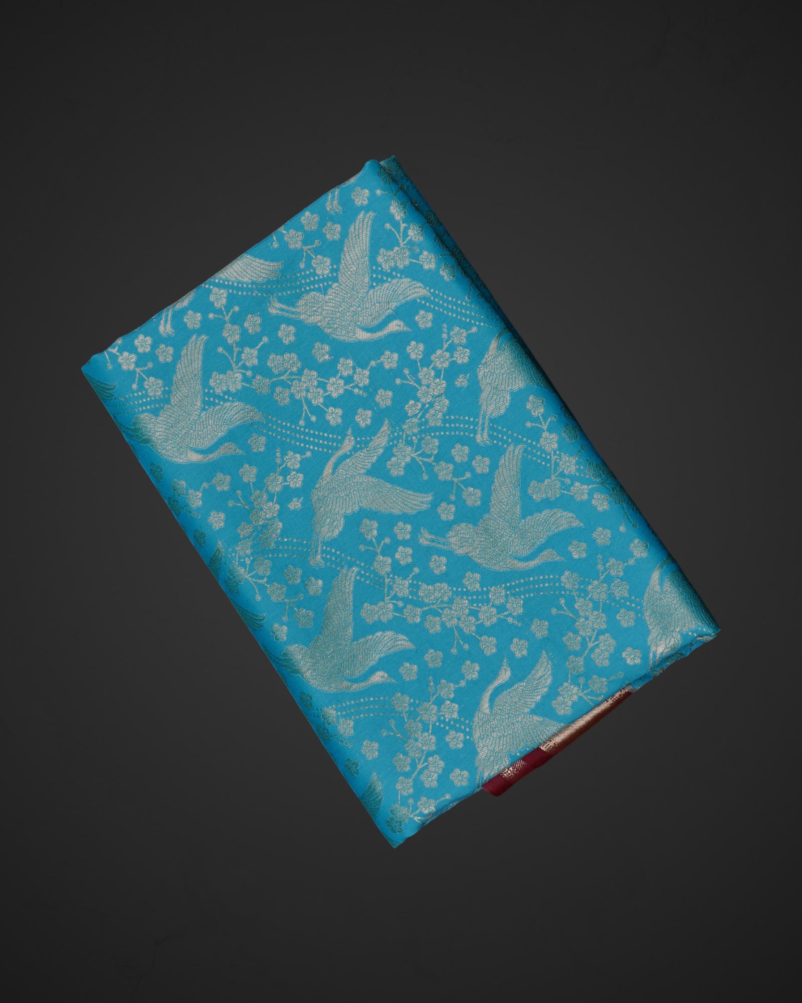 Sky Blue Dharmavaram Silk Saree