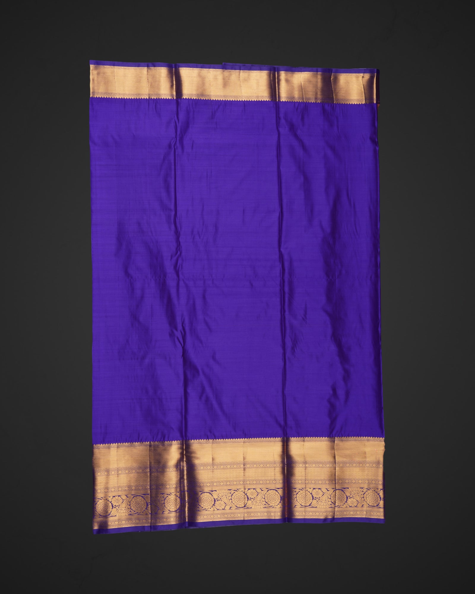 Orange Dharmavaram Silk Saree