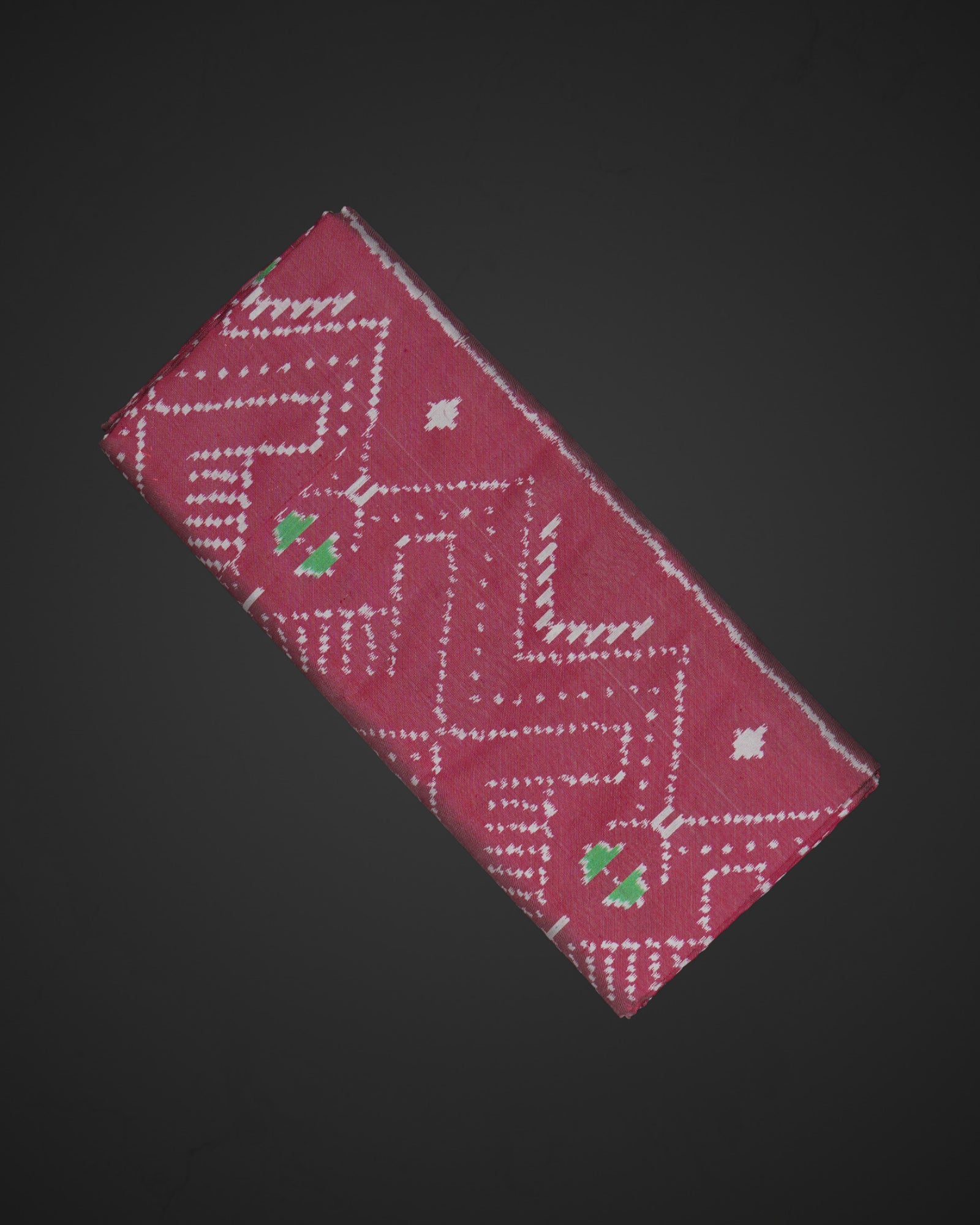 Soft Pink Pochampally Silk Geometric Saree