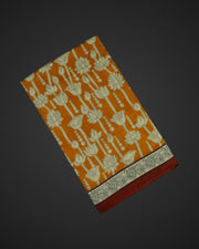 Floral Kalamkari Cotton Printed Saree