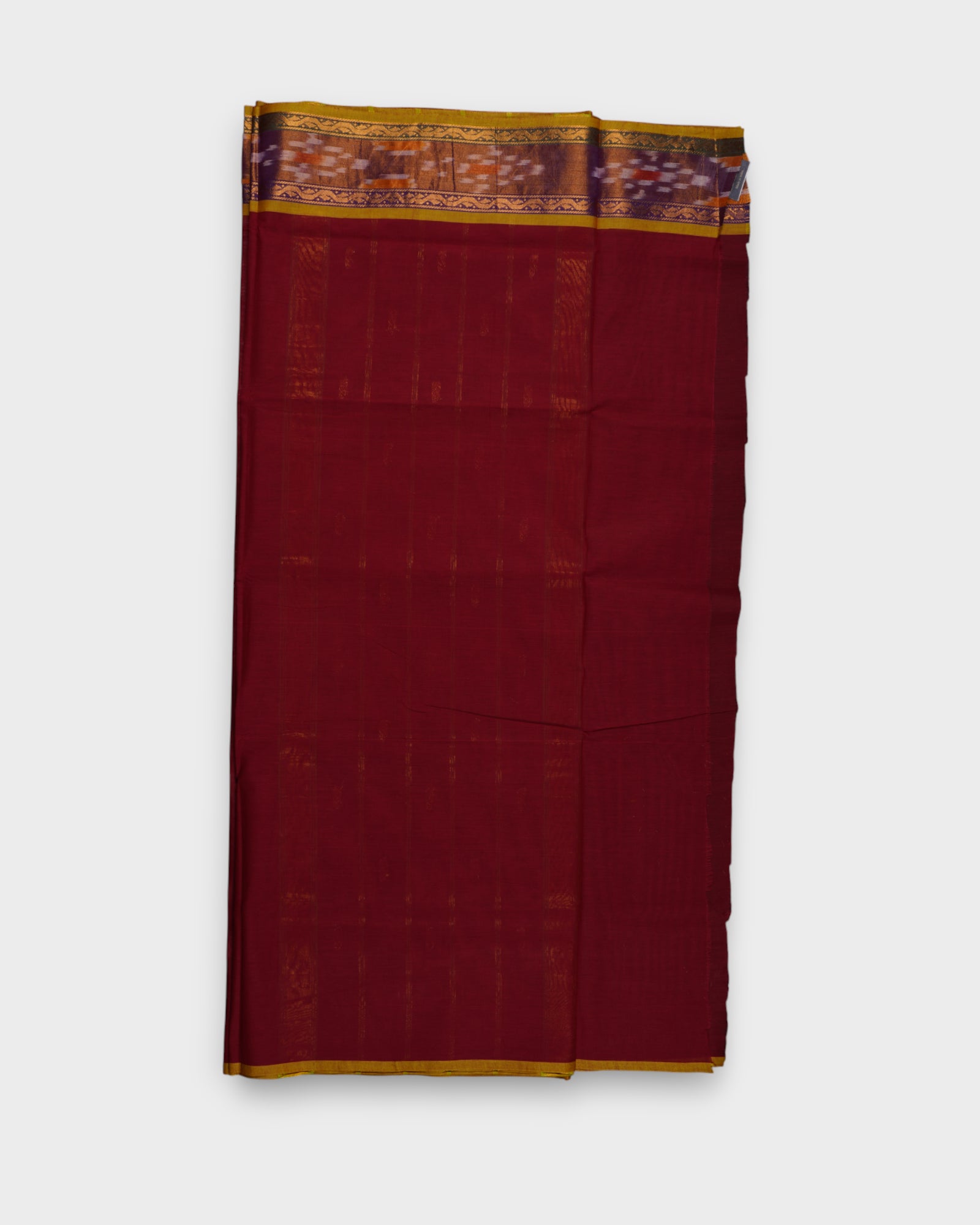 Venkatgiri Cotton Saree With Zari Butta