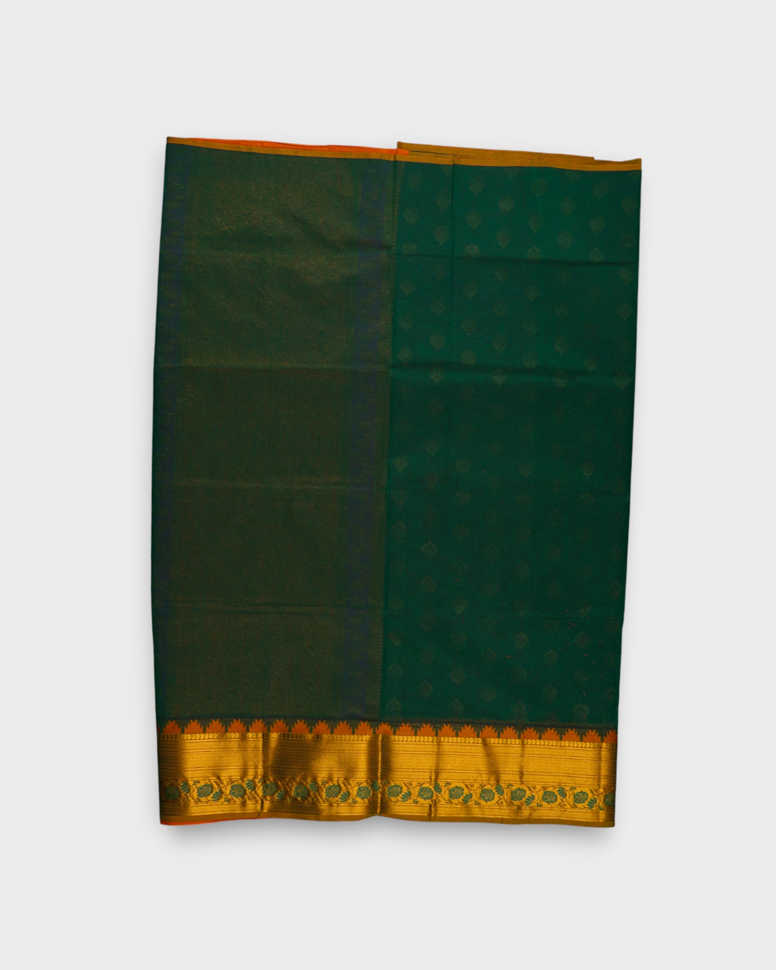 Venkatgiri Cotton Zari Butta Weave Saree