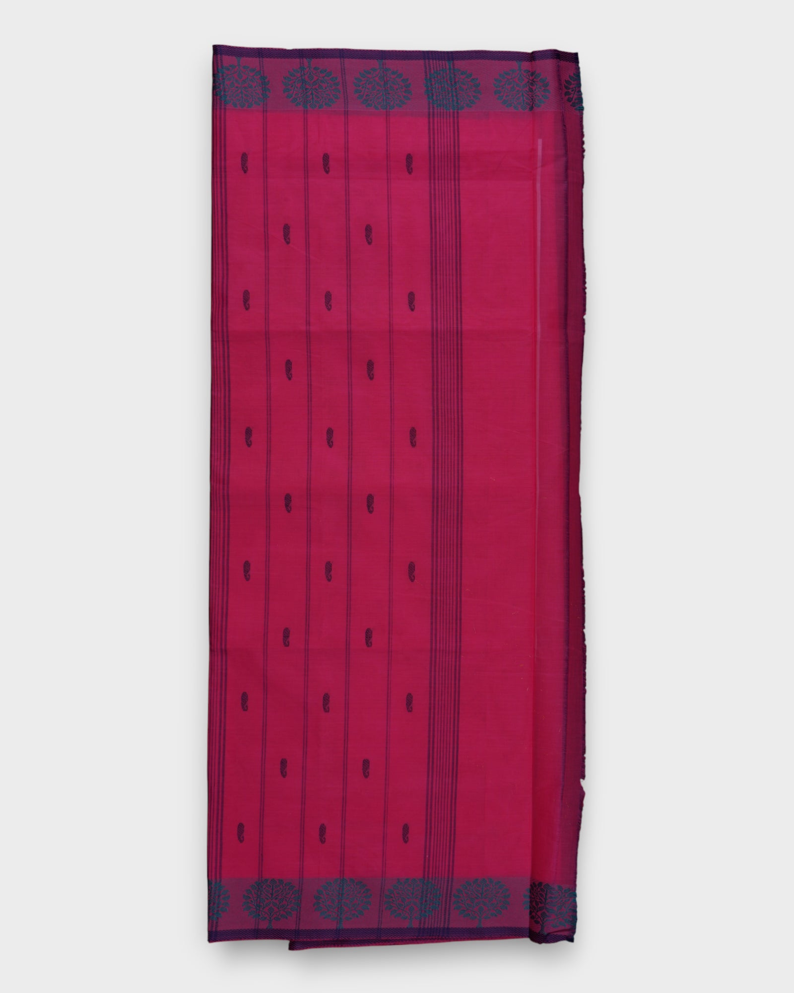 Venkatagiri Cotton Saree With Mango Motif