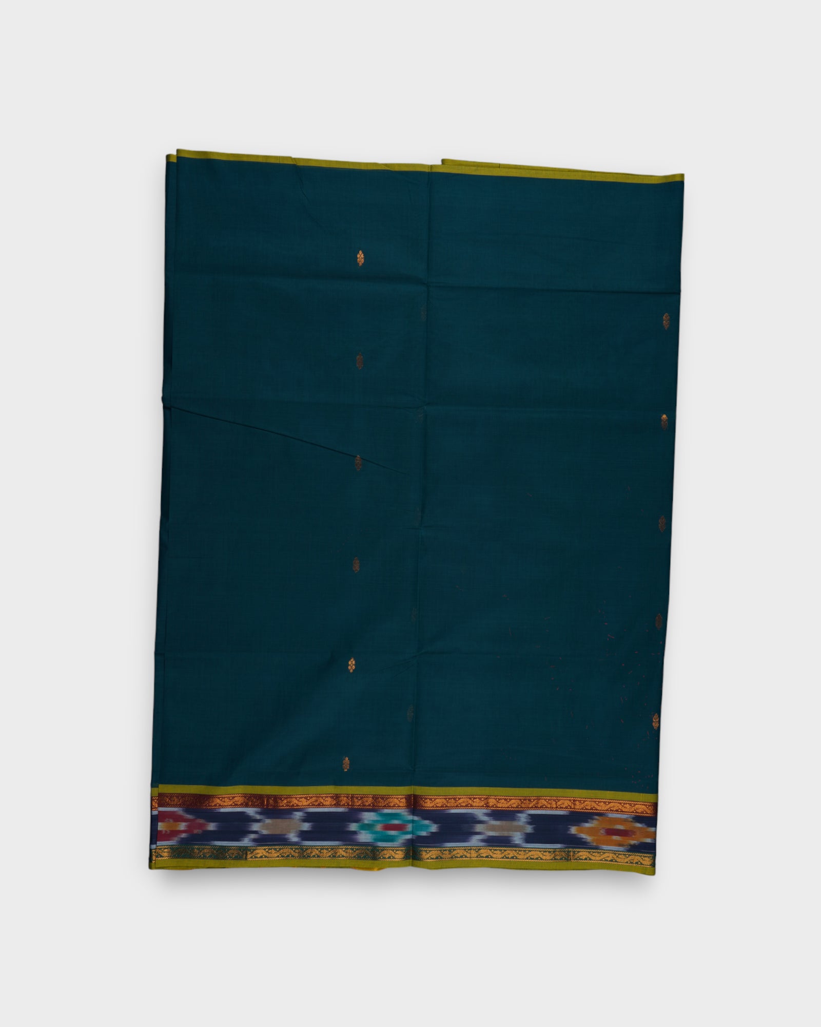 Peacock Blue Venkatgiri cotton Saree