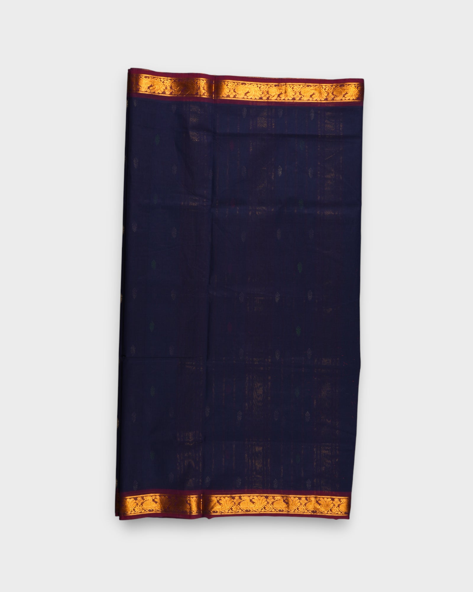 Venkatgiri Cotton Saree With Zari Butta Design