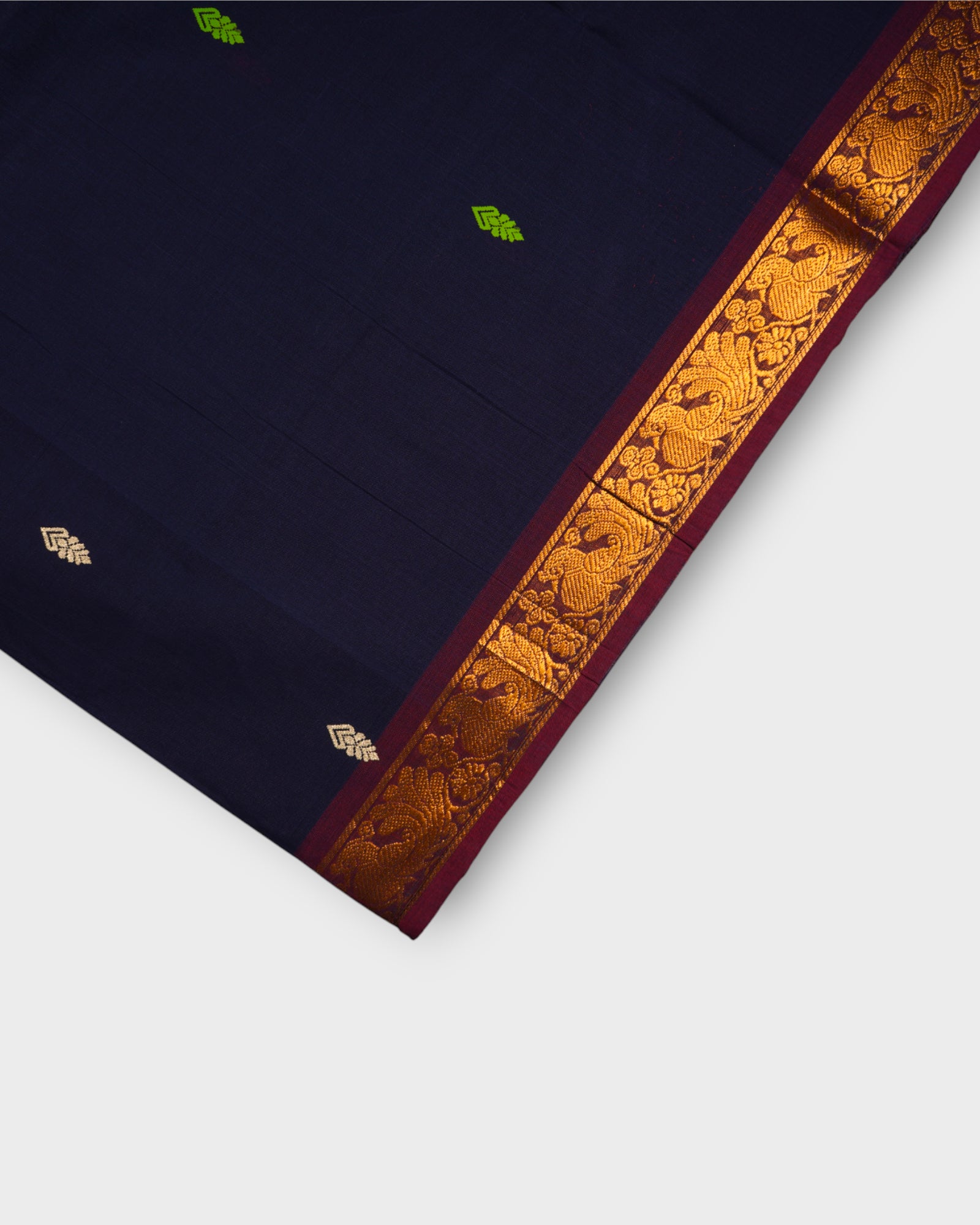 Venkatgiri Cotton Saree With Zari Butta Design