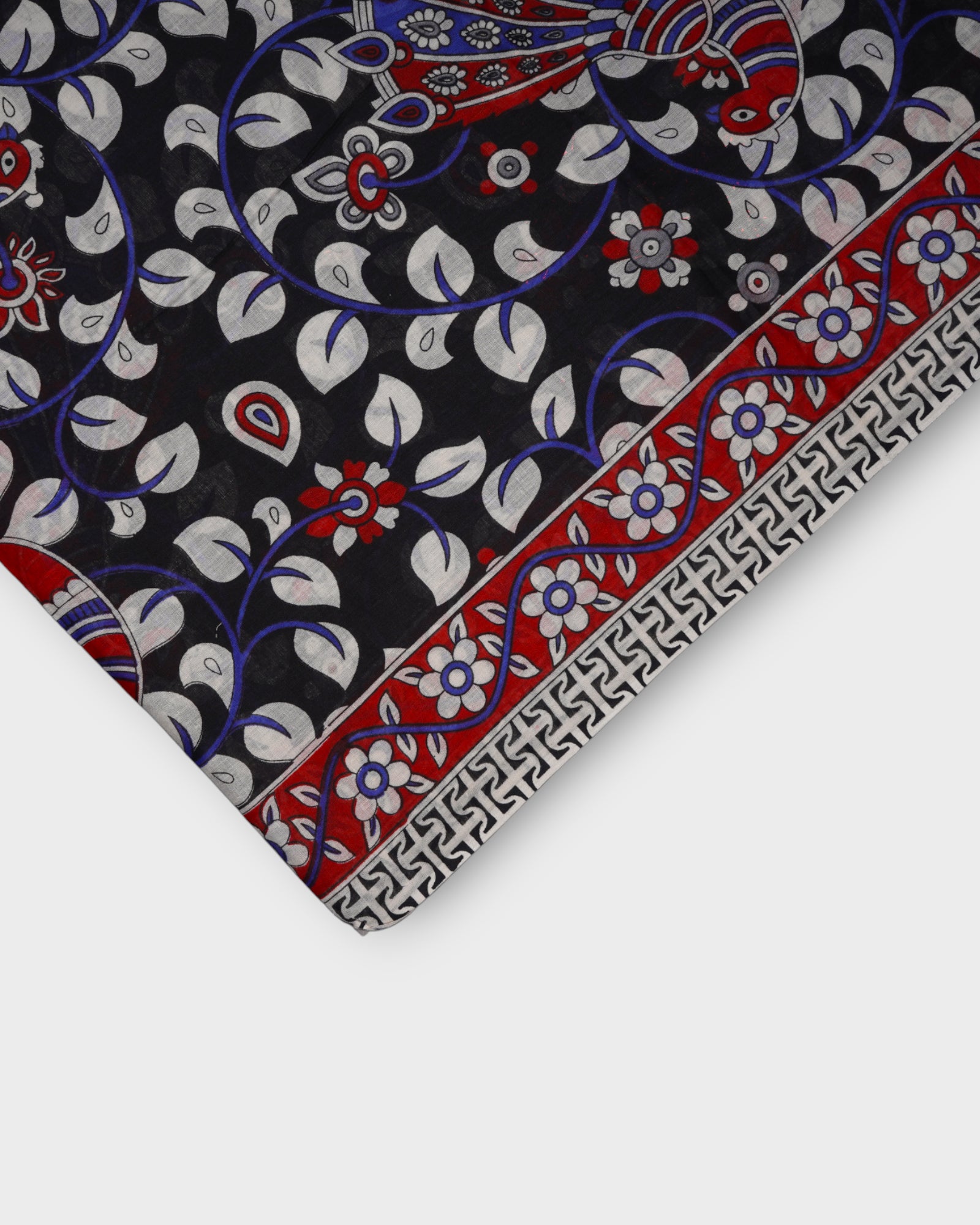 Vibrant Kalamkari Cotton Printed Saree
