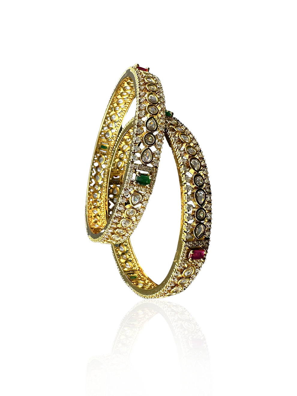Sophisticated Drop-Shaped Bangles