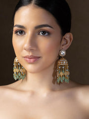 Vibrant Polki Jhumka Delights - Dyulokha