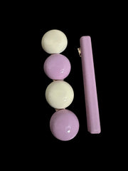 Light Purple Geometric Alloy Hair Clip