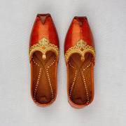 Brown Artisan Pointed Mojari