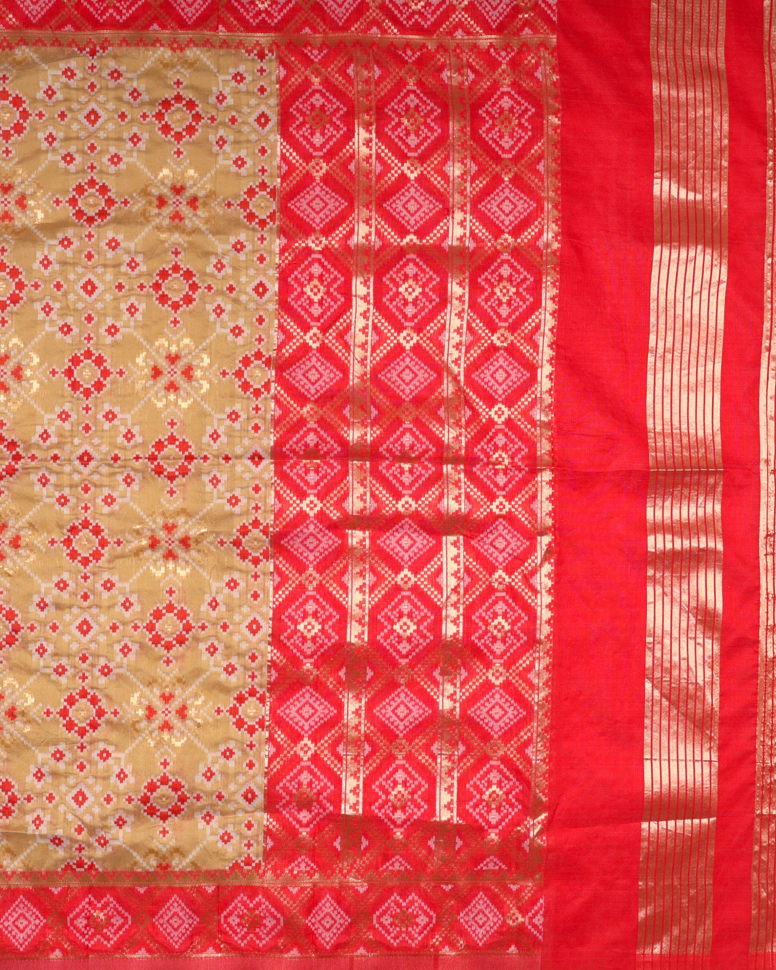 Chanderi Dupatta with Geometry Design