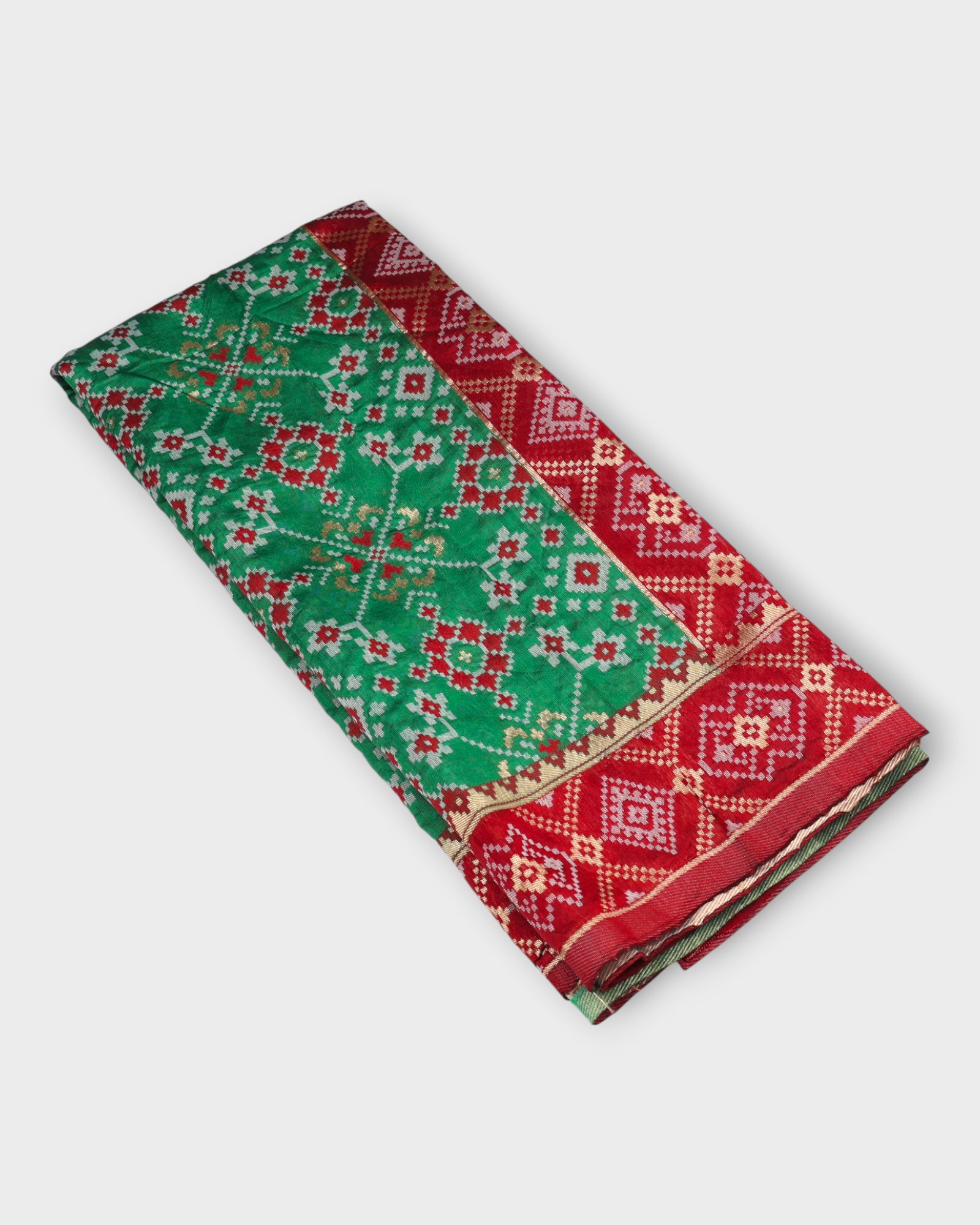 Chanderi Dupatta with Geometry Design