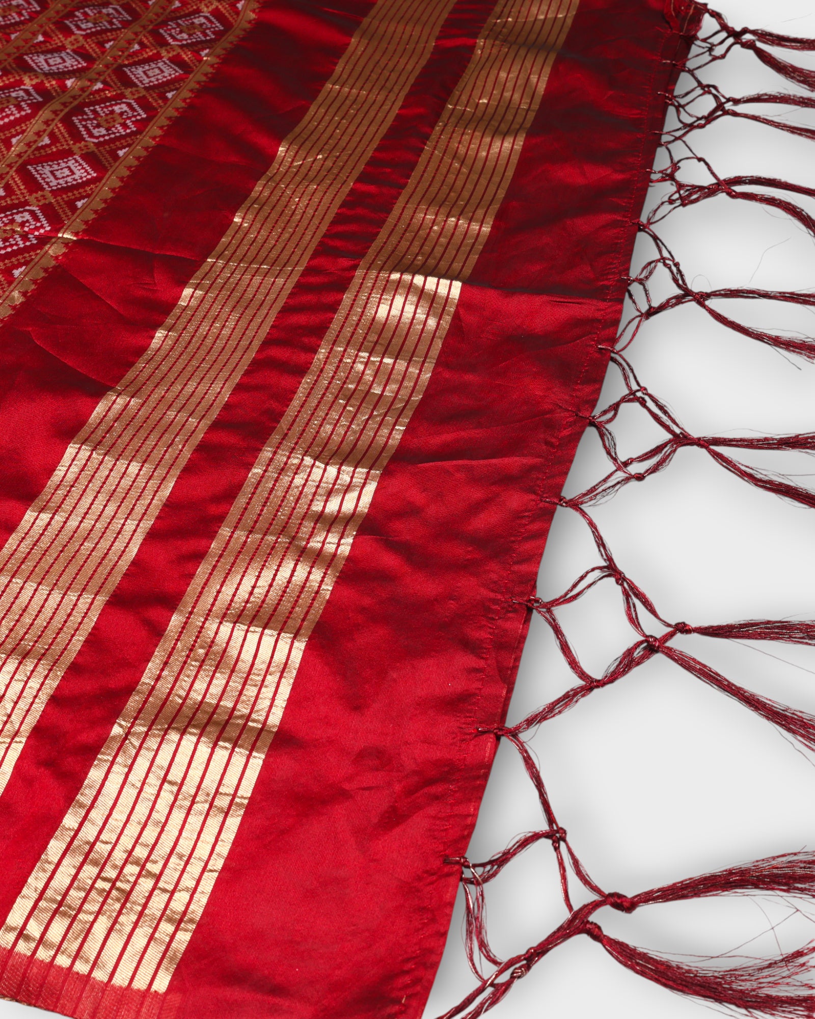Chanderi Dupatta with Geometry Design