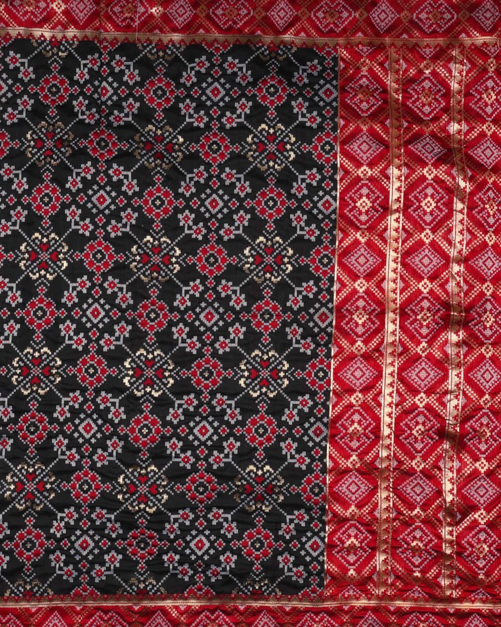Chanderi Dupatta with Geometry Design