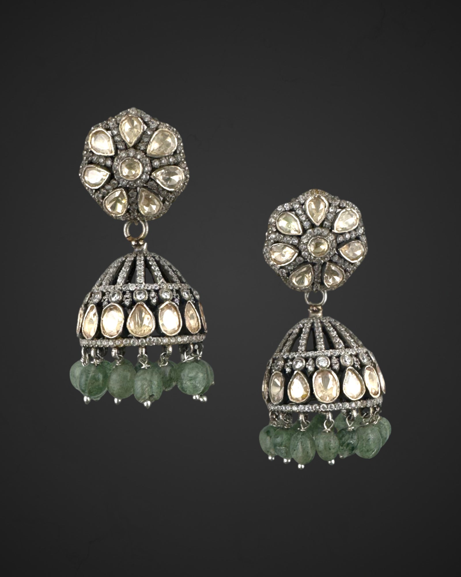Intricate Whispers Jhumkas