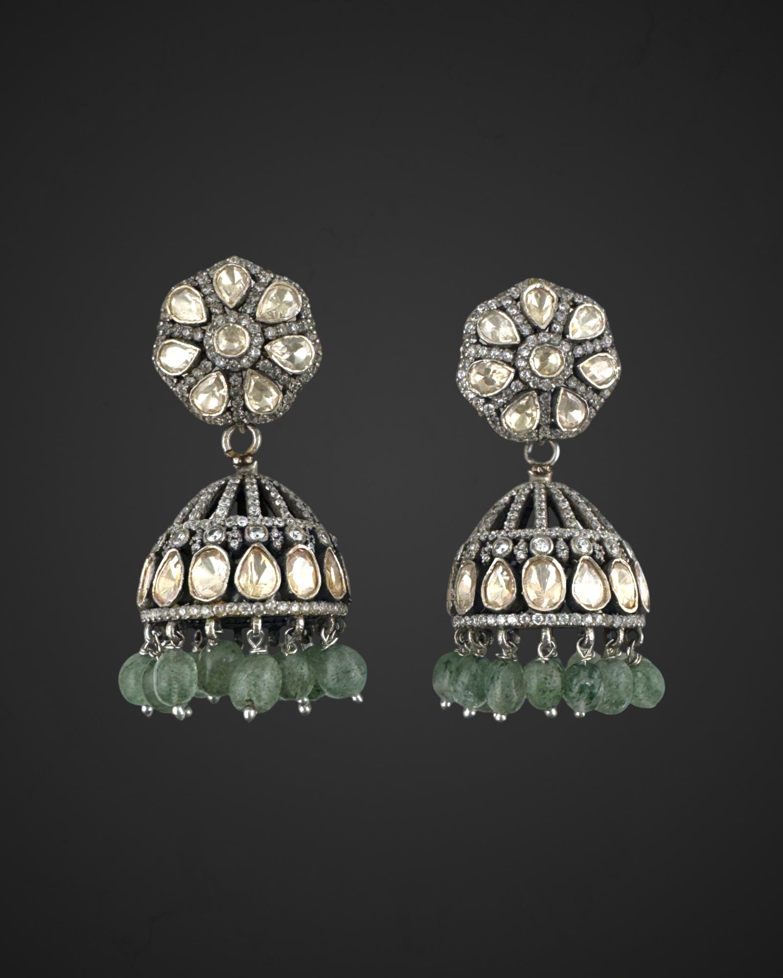 Intricate Whispers Jhumkas