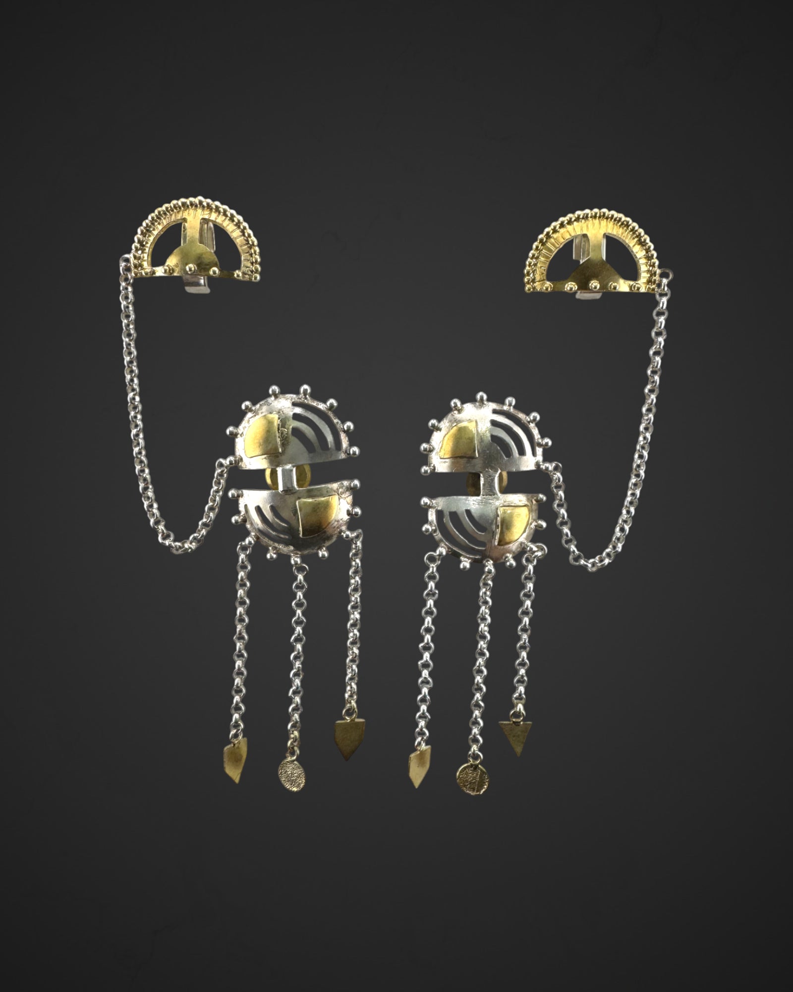 Cuffed Elegance Danglers