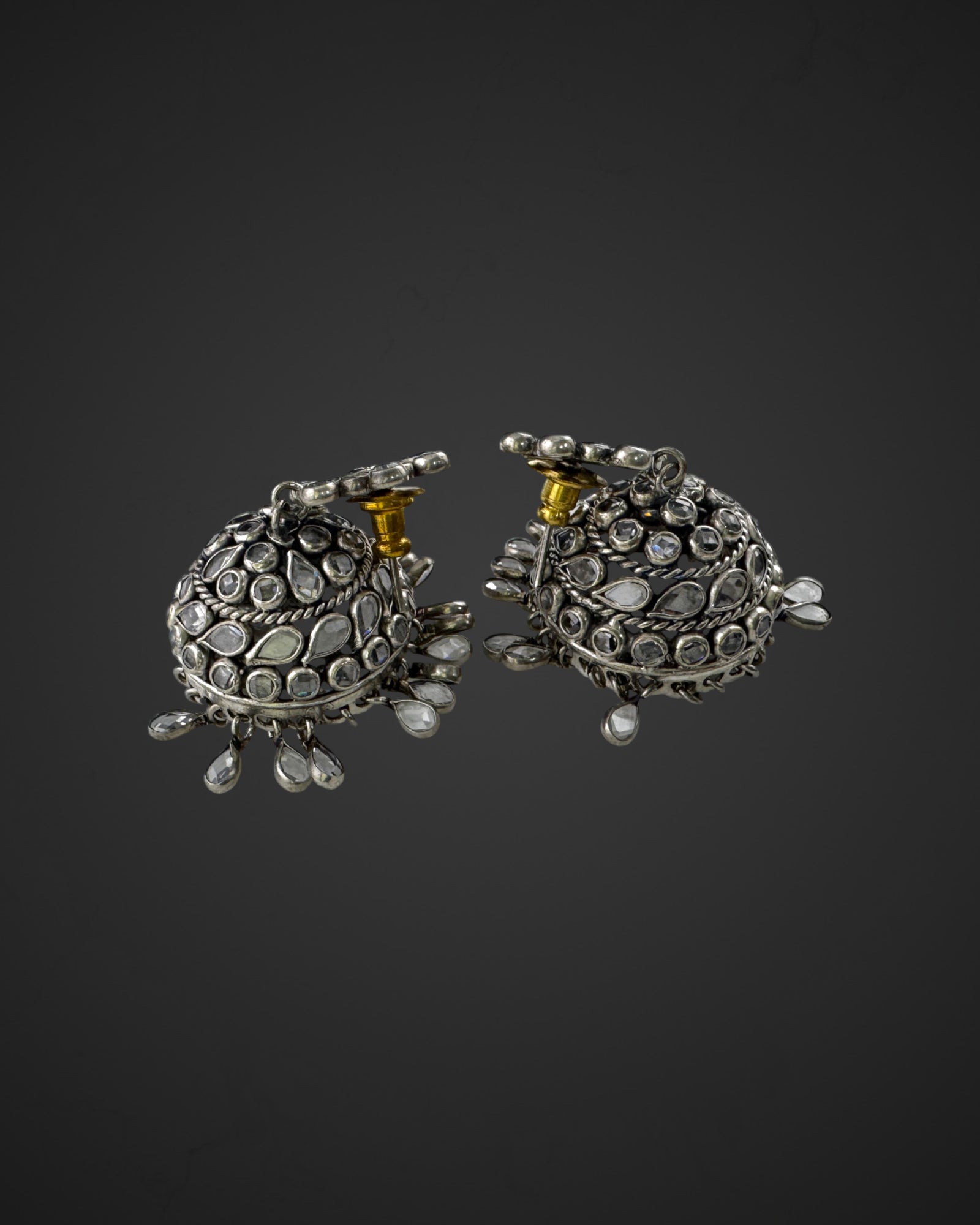 Bloomy Floral Jhumkas