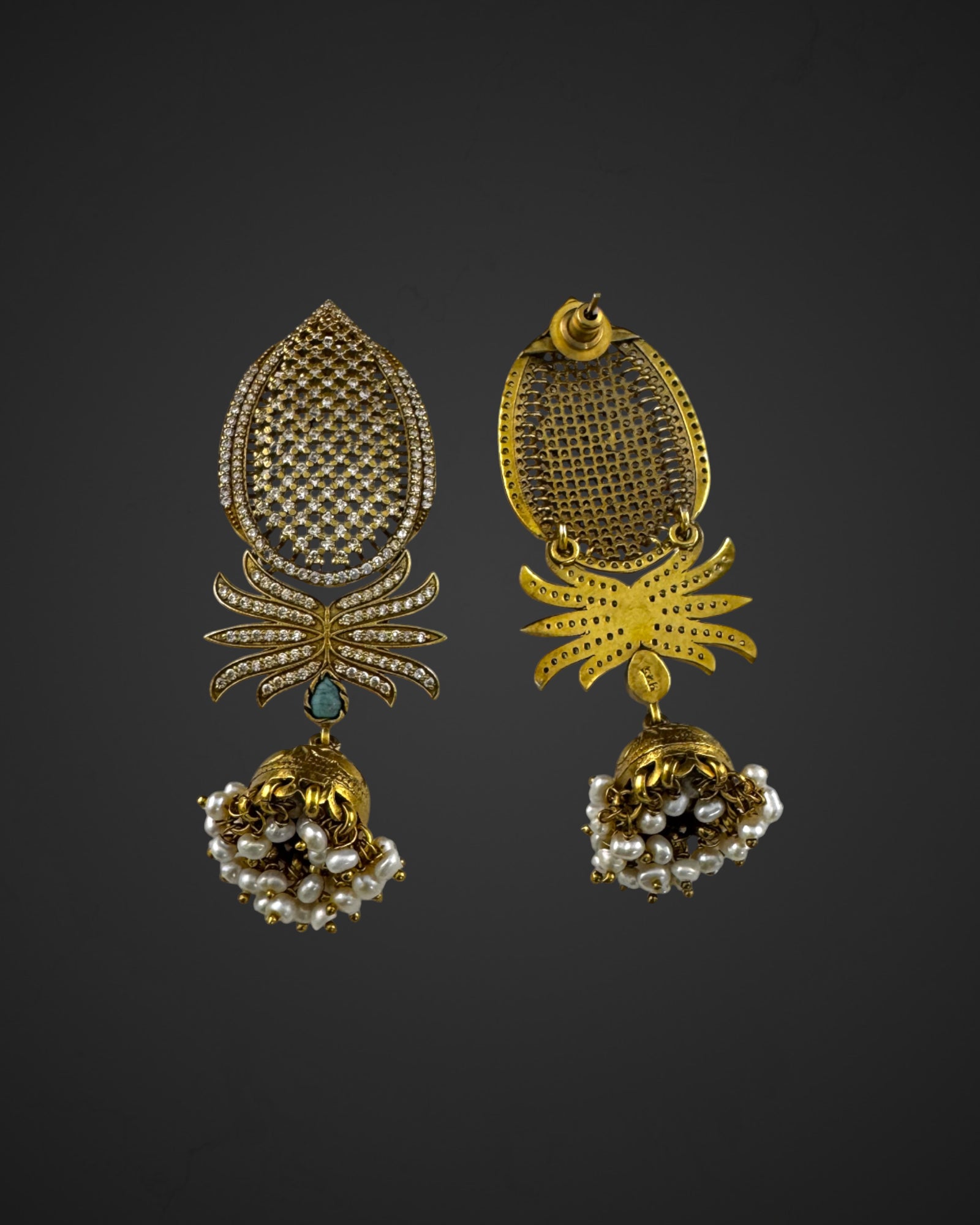 Golden Jhumka Royale
