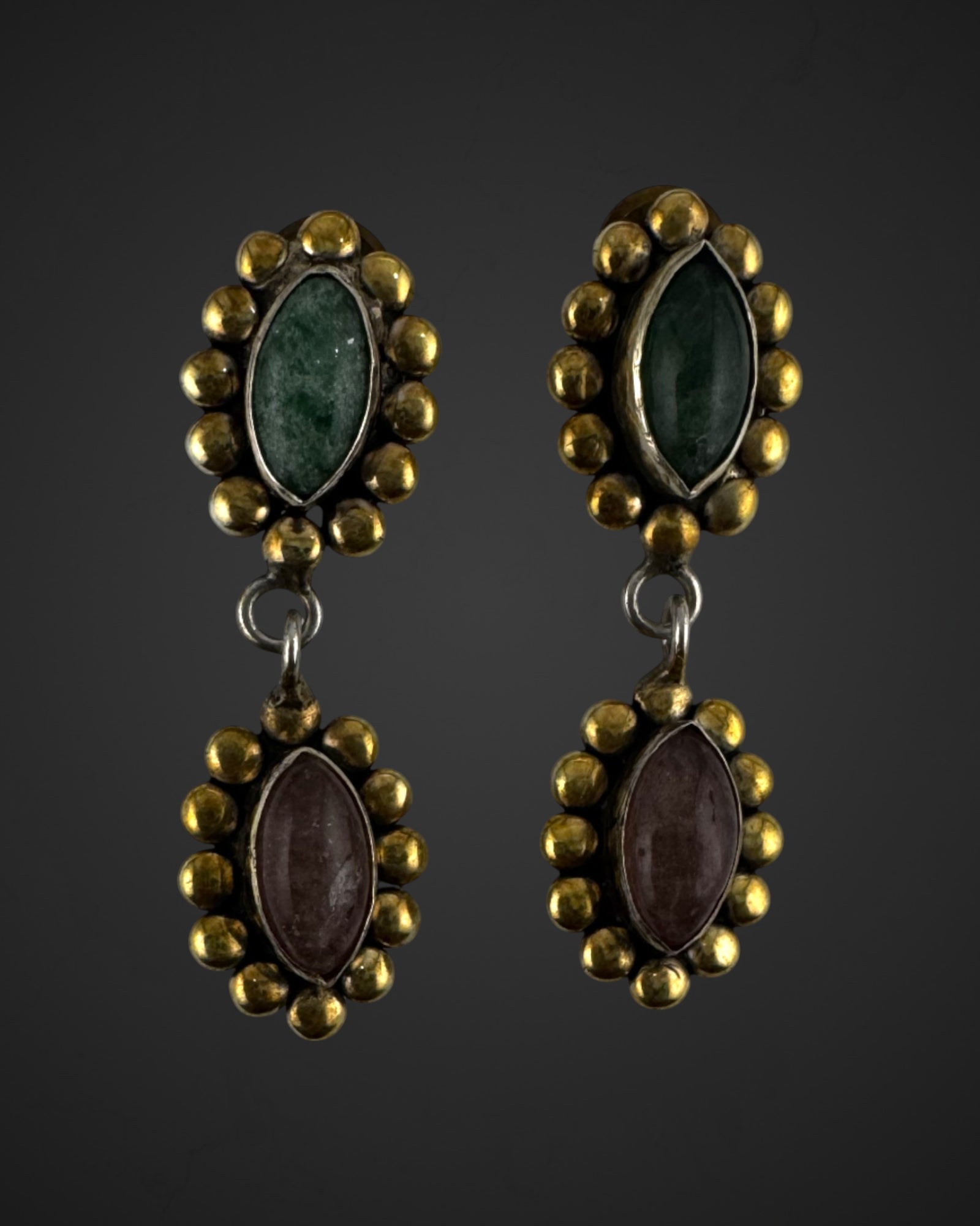 Vert Rose Danglers