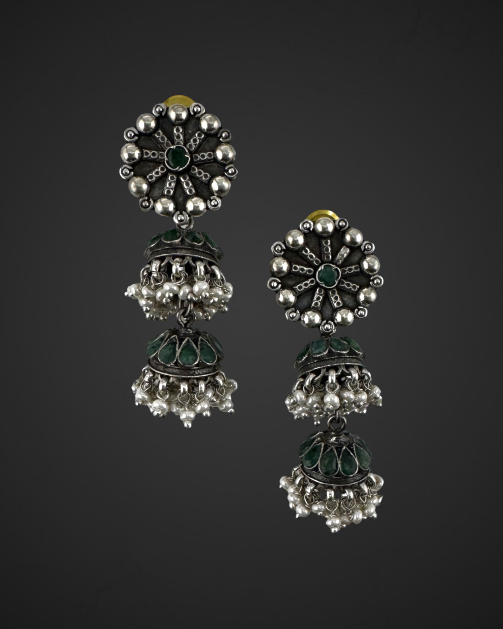 Graceful Layer Jhumkas