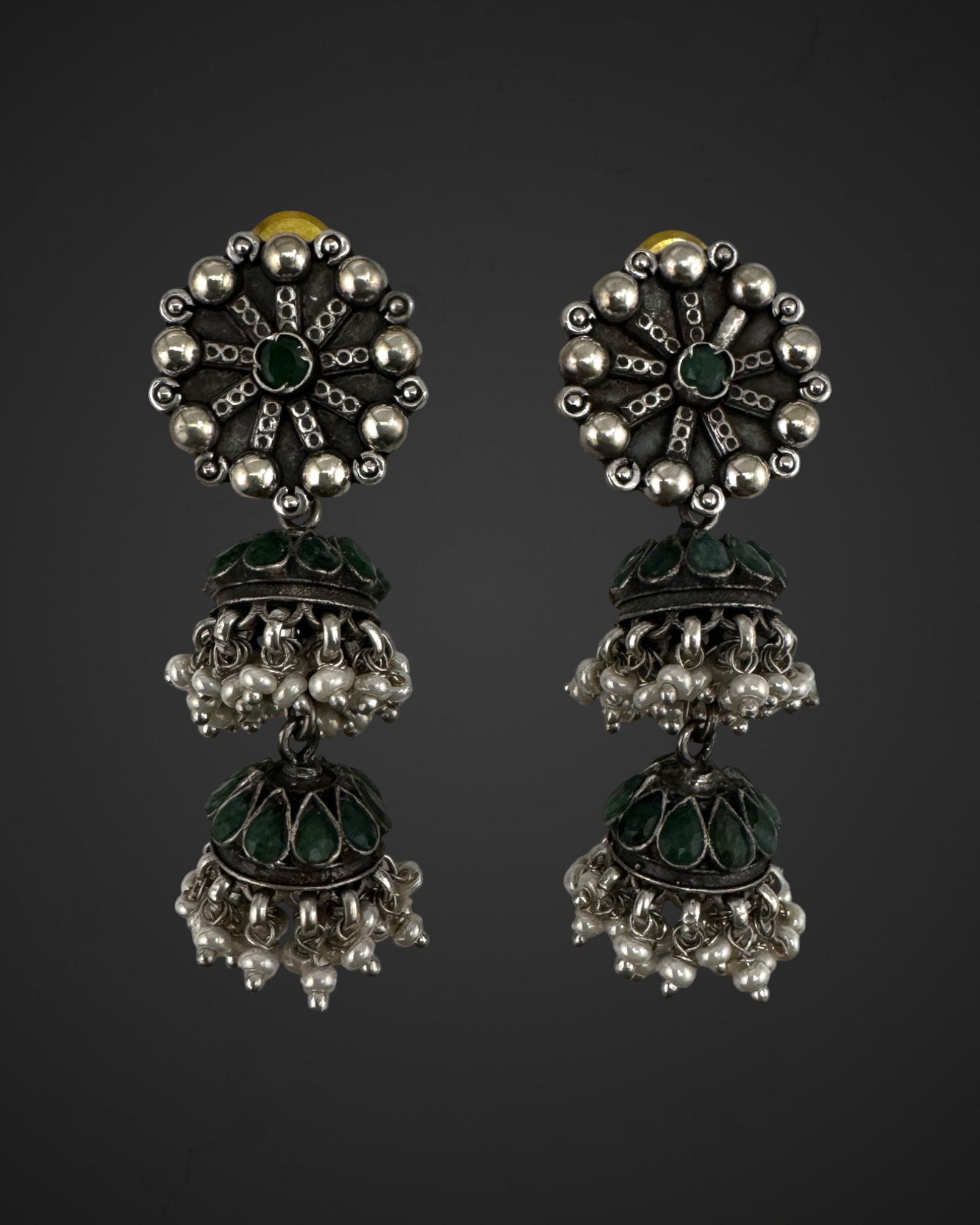 Graceful Layer Jhumkas