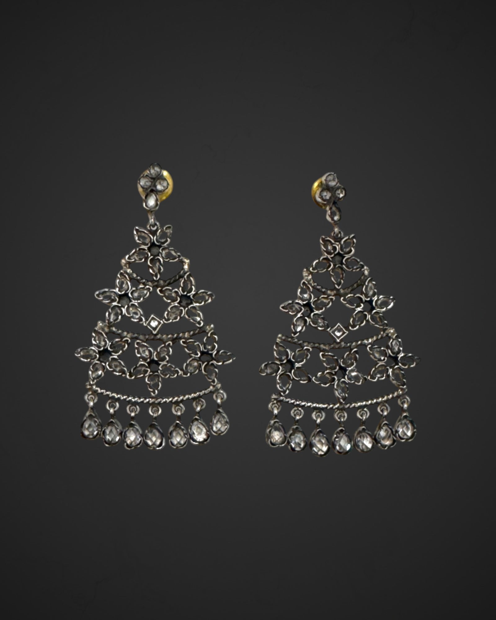 Flower Tower Earrings