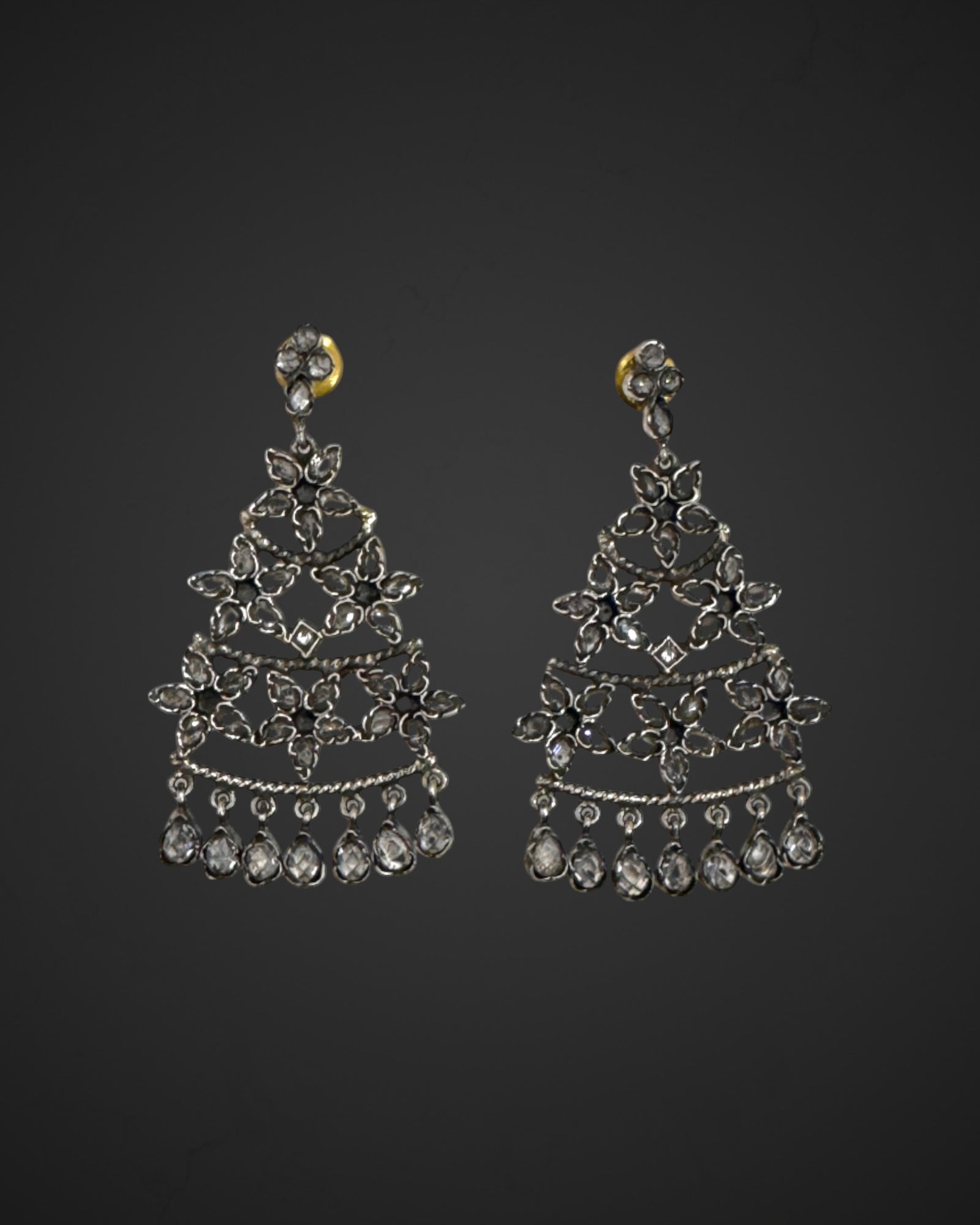 Flower Tower Earrings