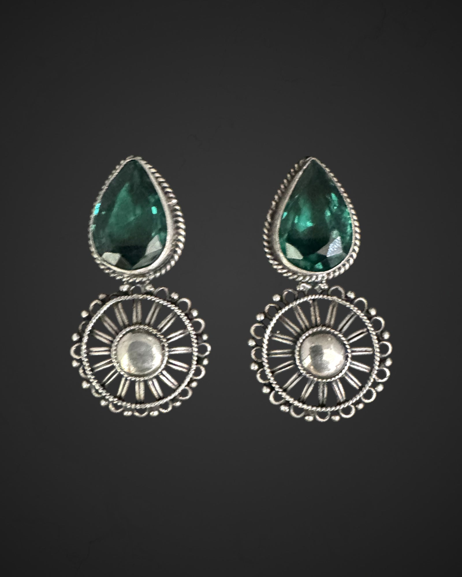 Radiant Emerald Earrings