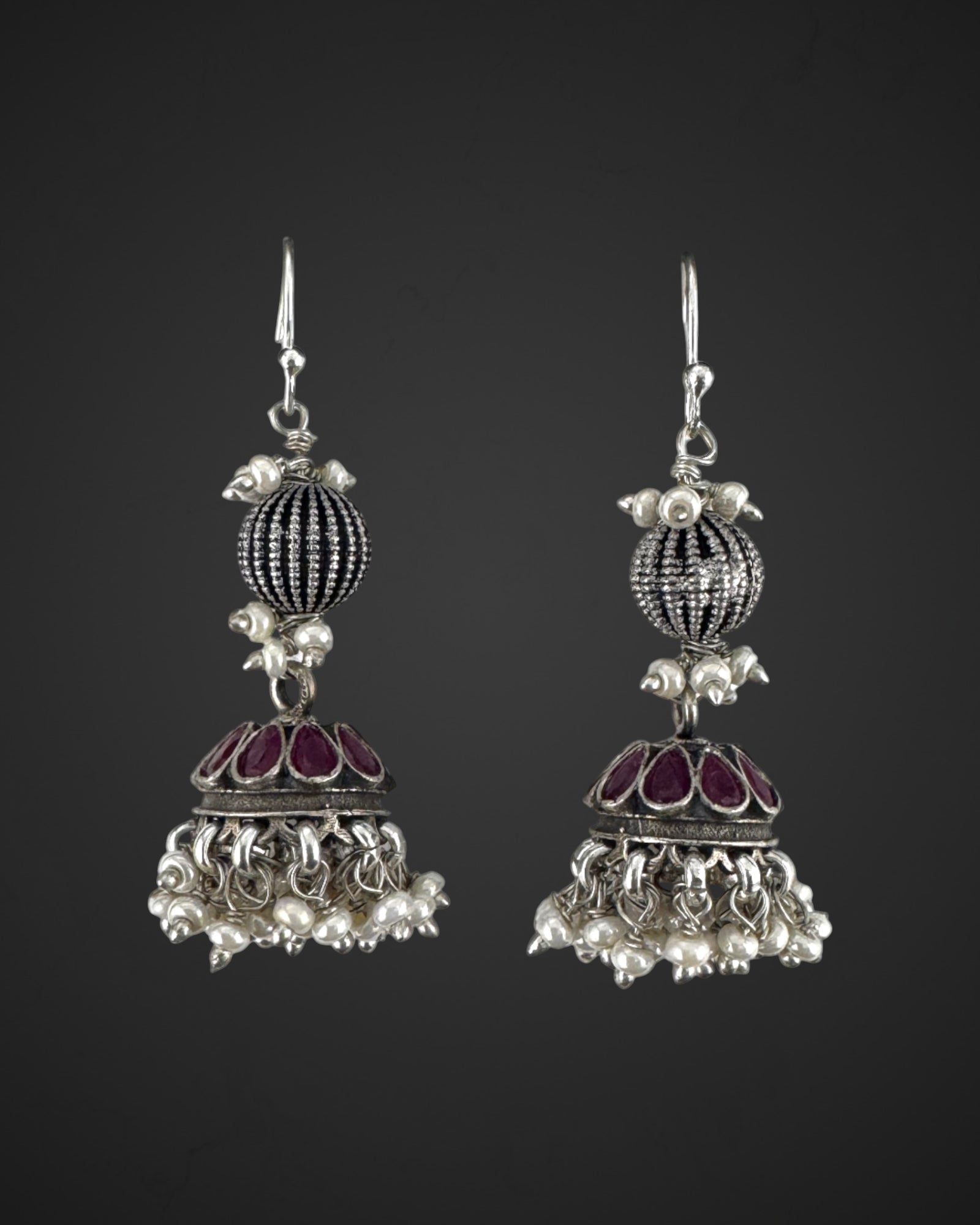 Ruby Pearl Grace Jhumka
