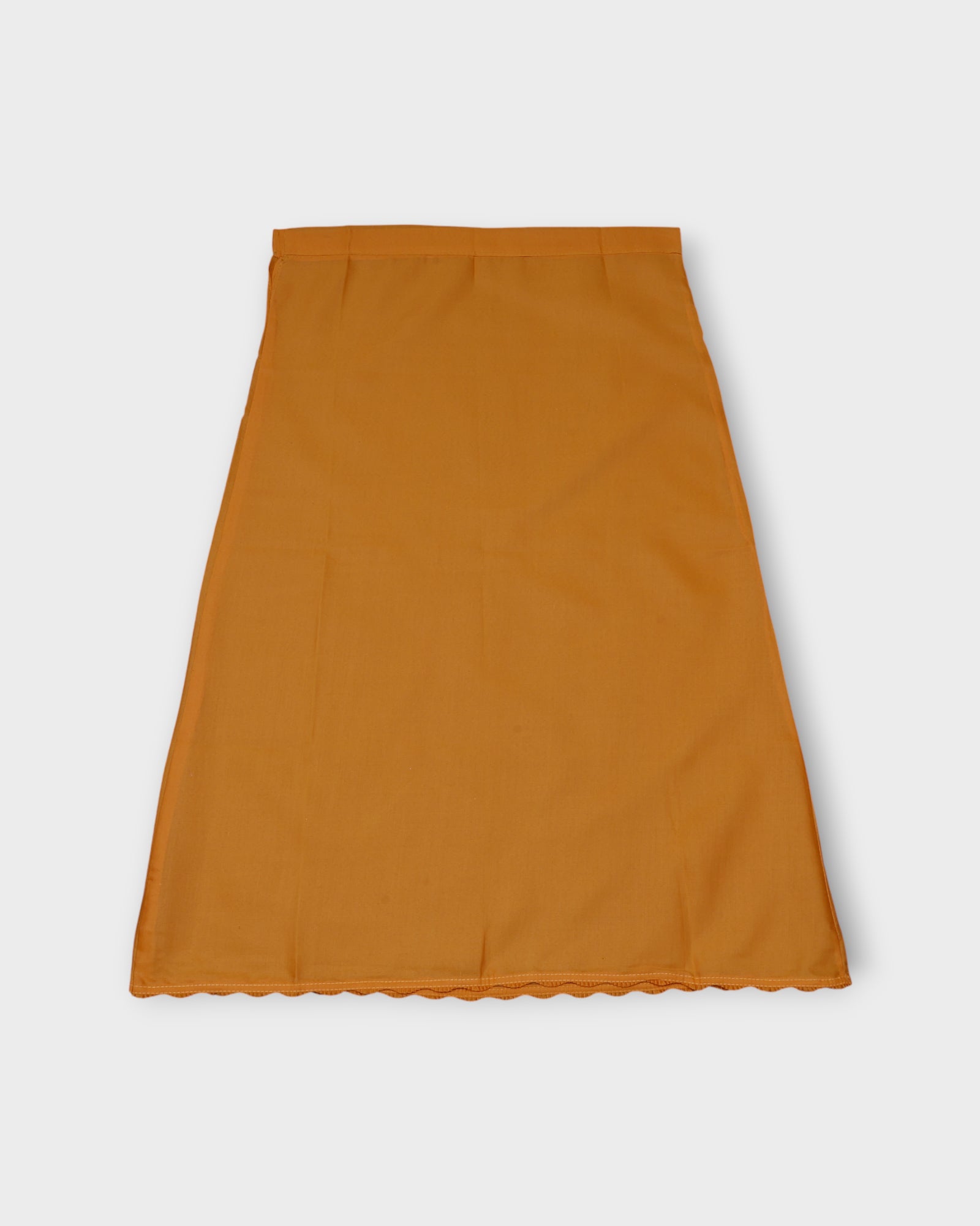 Dark Orange Cotton Petticoat