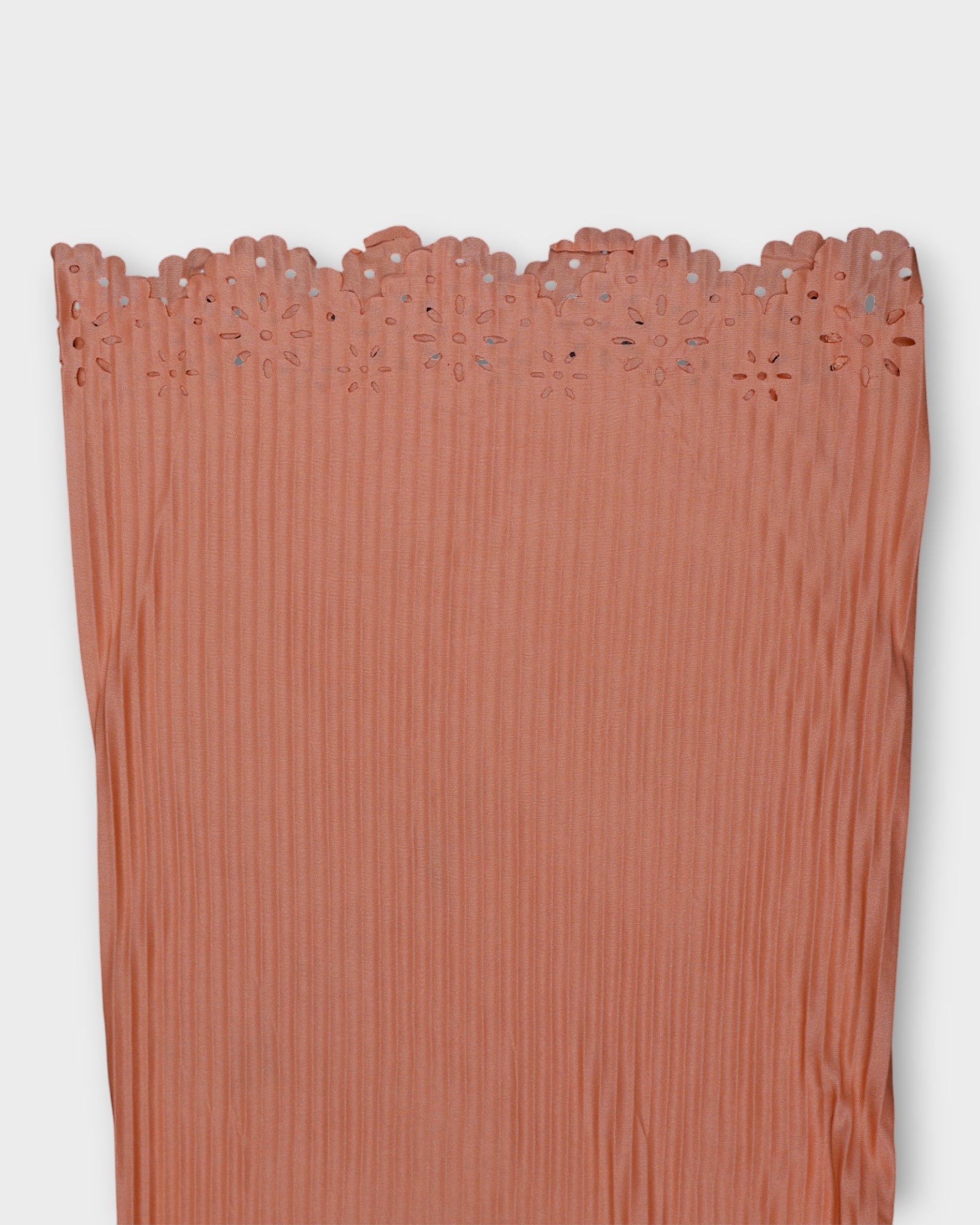 Peach Flower Print Cotton Palazzos