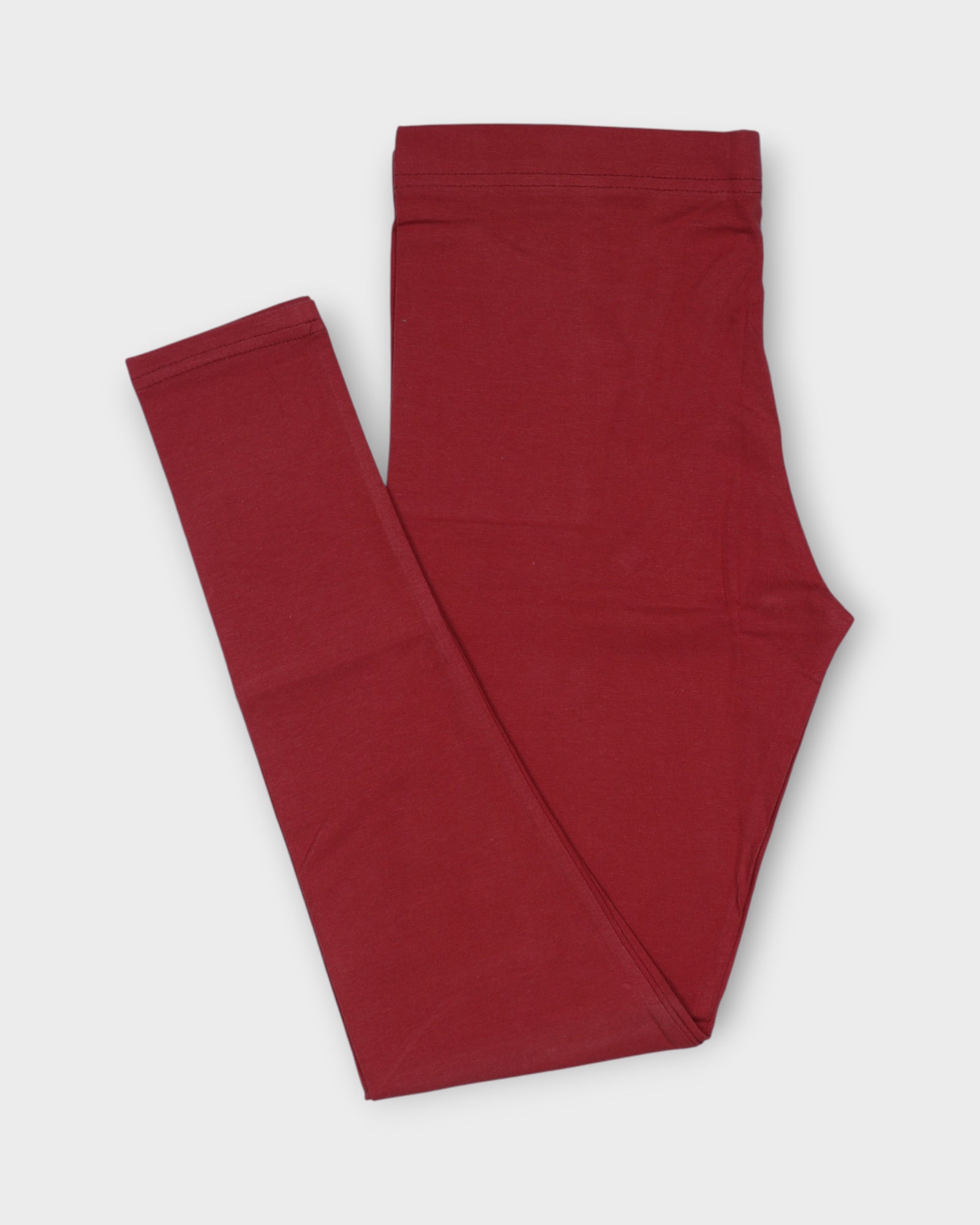 Warmth Meets Versatility Red Ankle Leggings