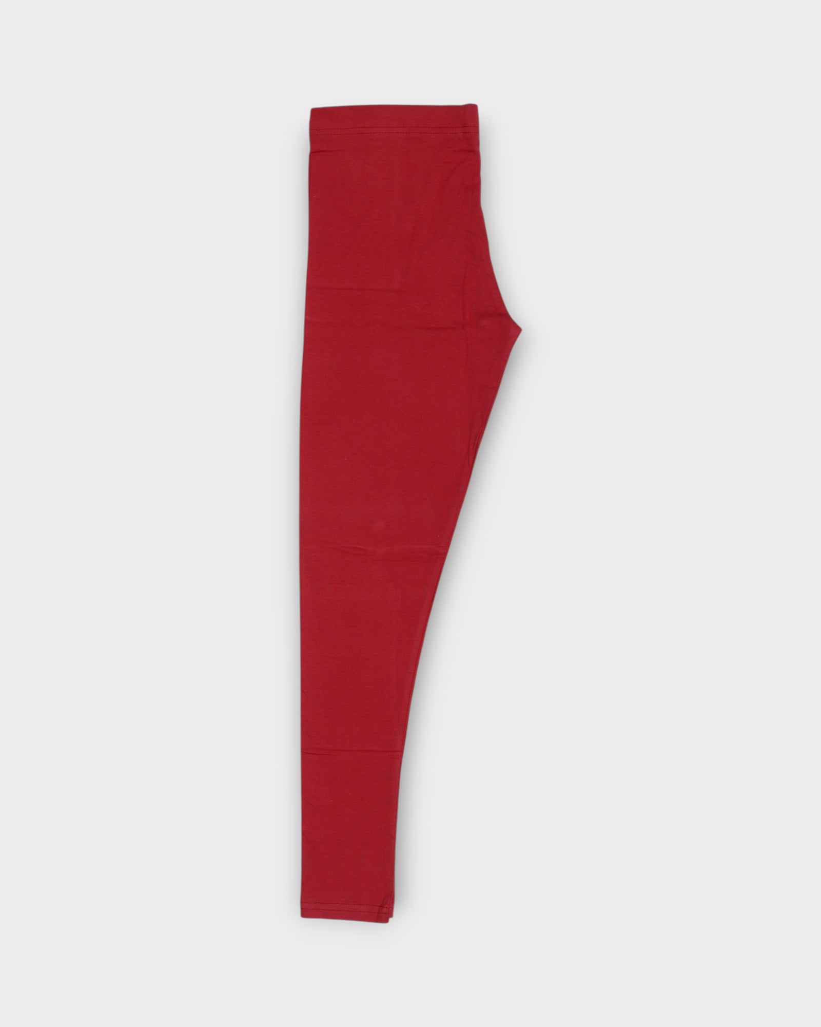 Warmth Meets Versatility Red Ankle Leggings