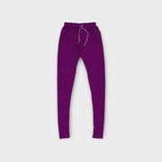 Chic Comfort Plain Purple Chudidar Leggings
