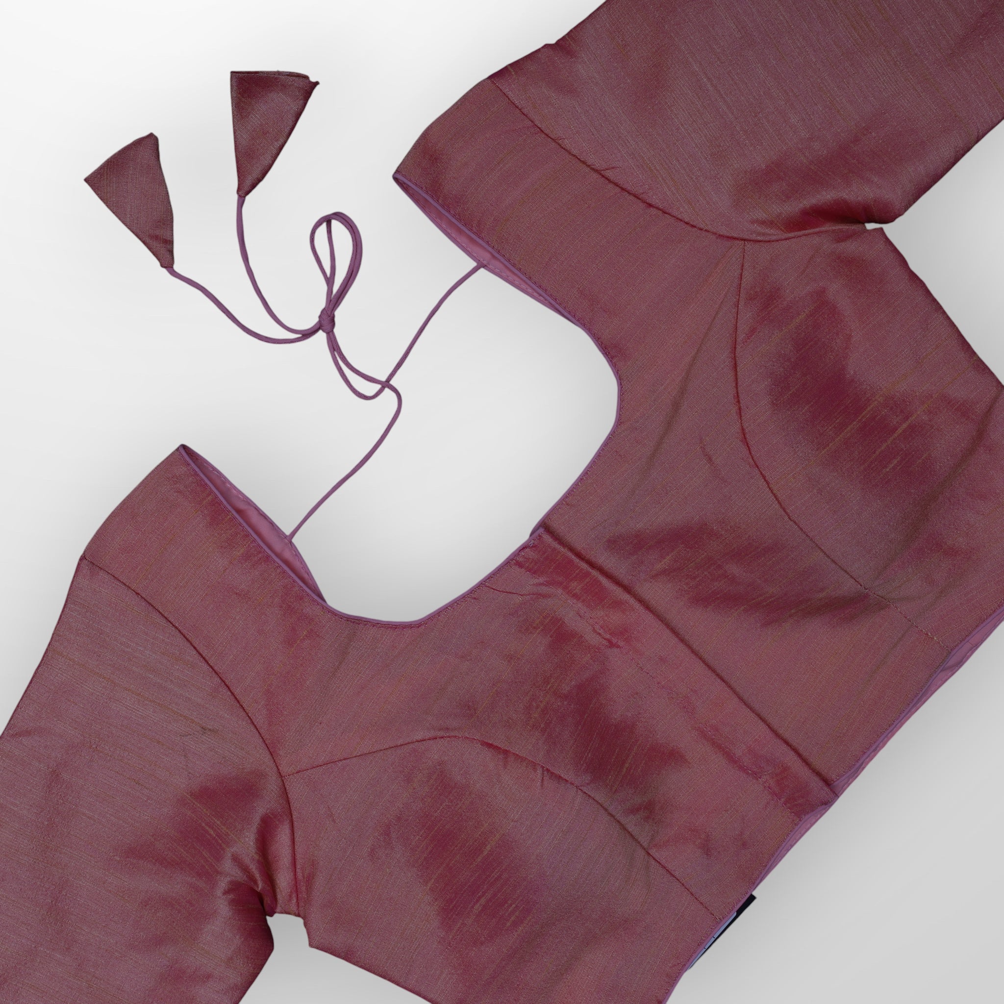 Milan Silk U Neck Readymade Blouse