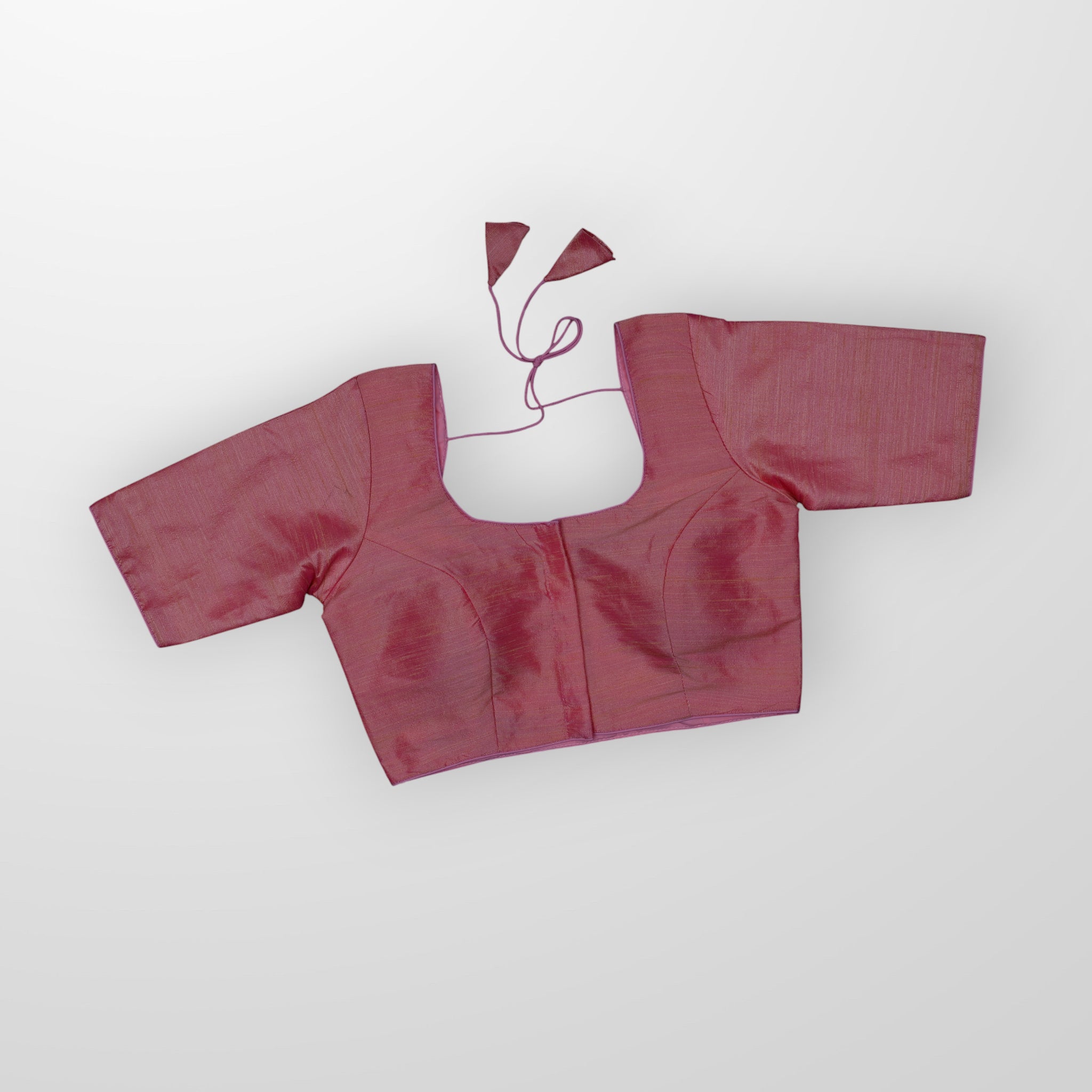 Milan Silk U Neck Readymade Blouse