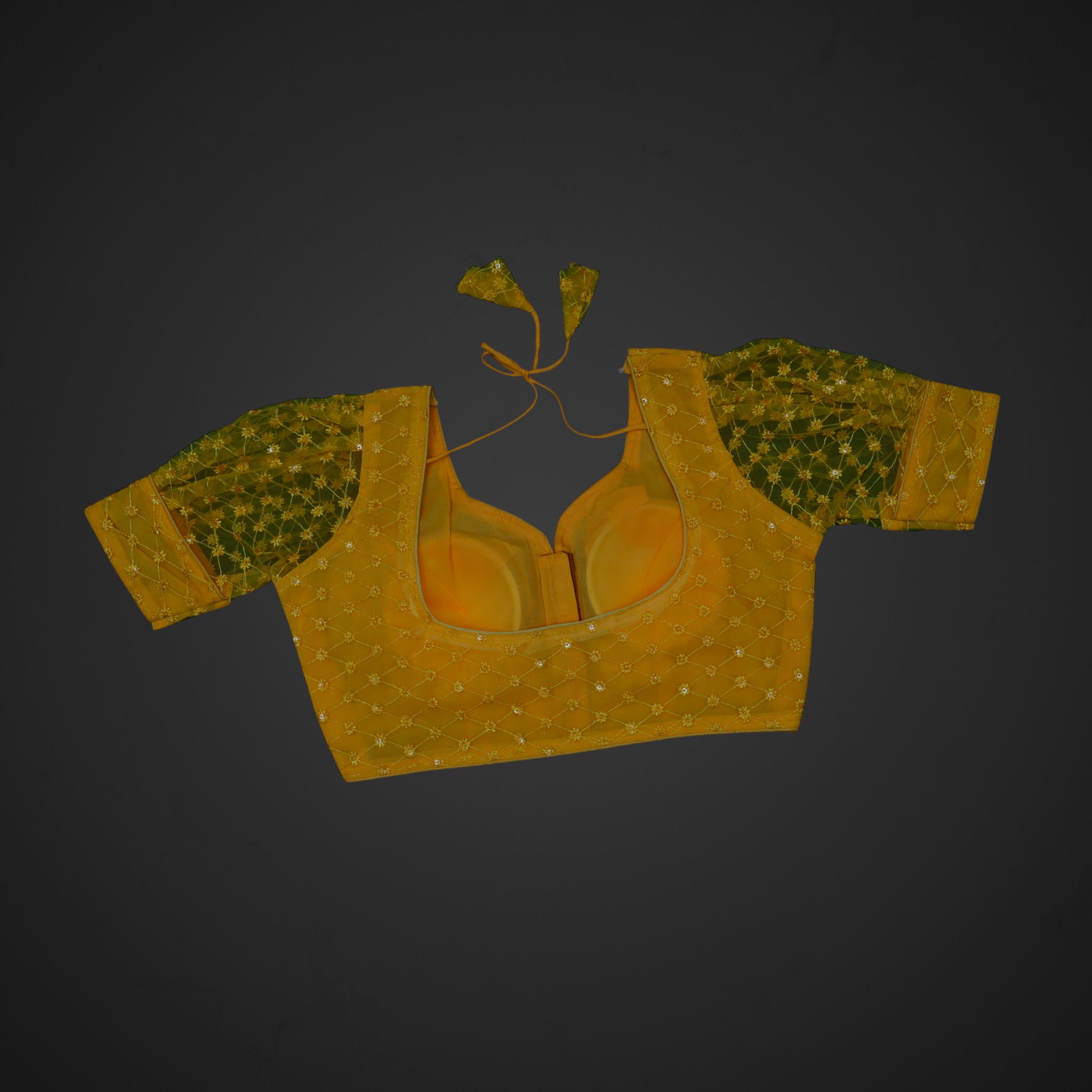Sequin Embellished Readymade Blouse