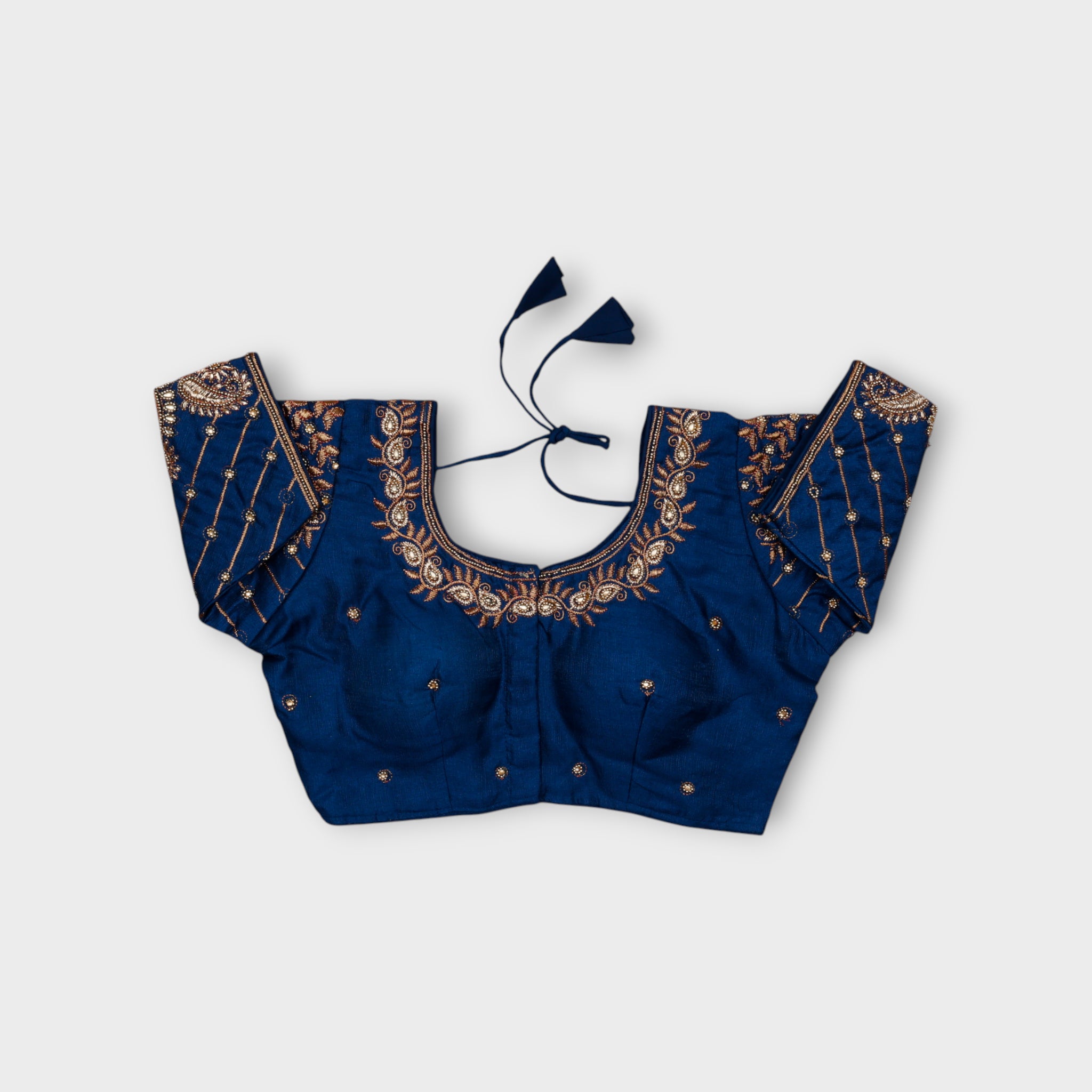 Phantom Silk Half Sleeve Readymade Blouse