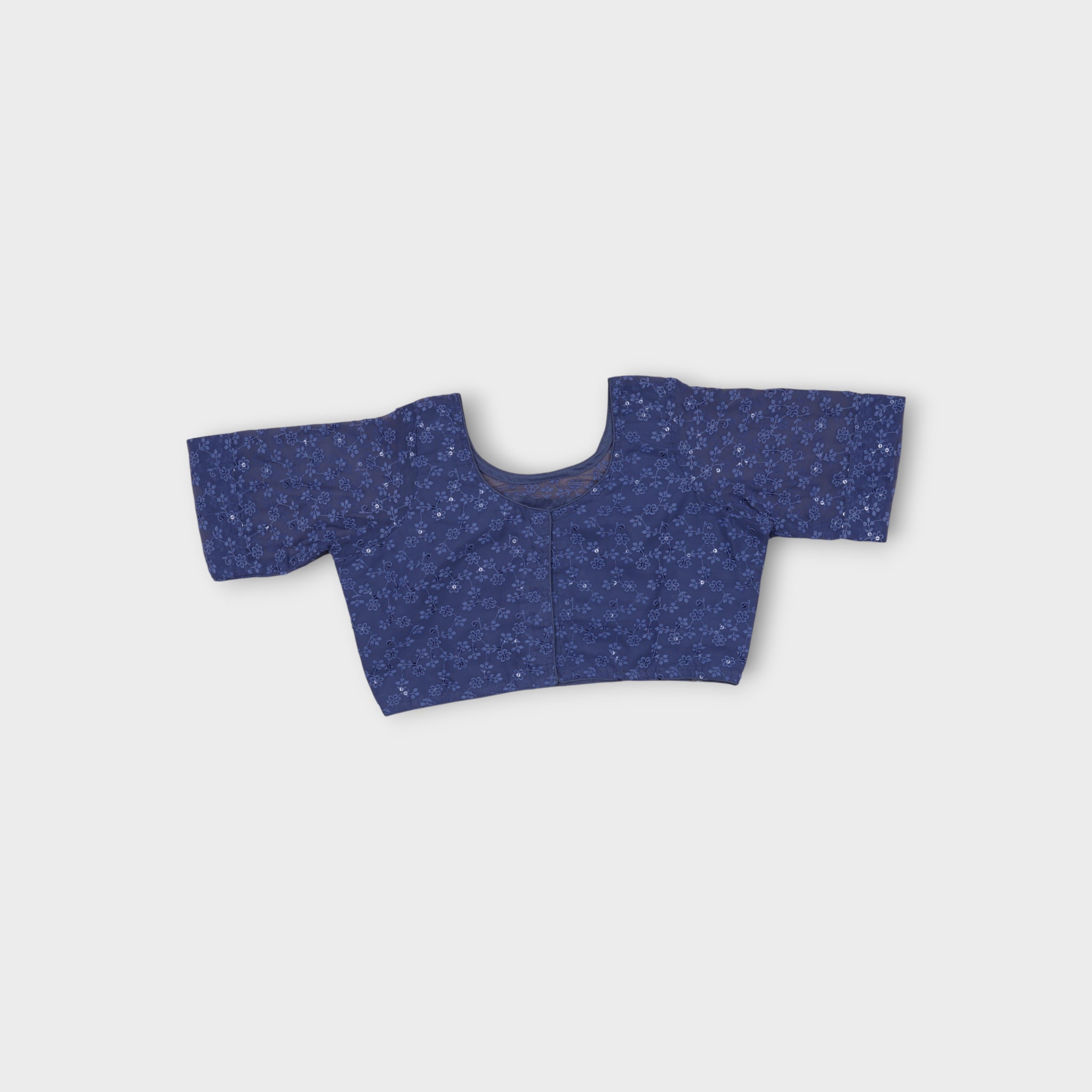 Georgette V Neck Readymade Blouse