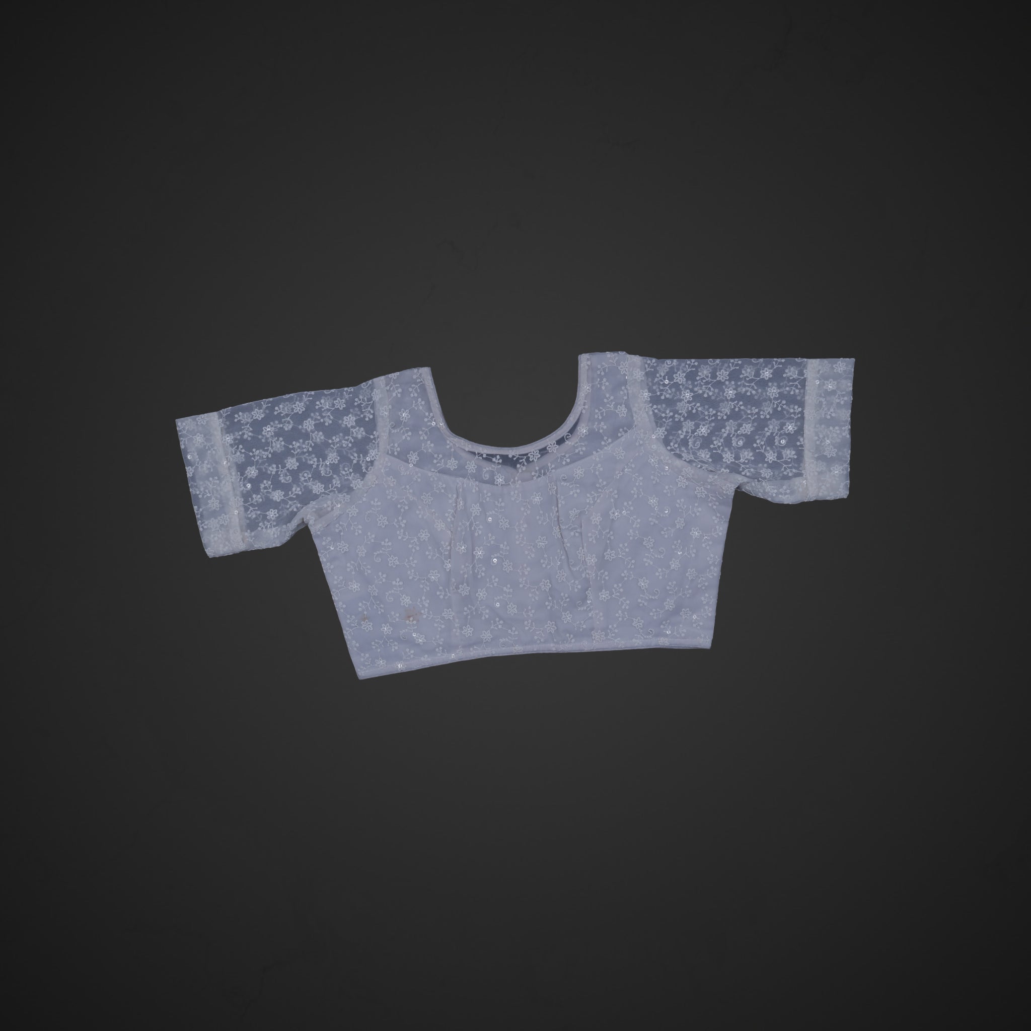 Georgette V Neck Readymade Blouse